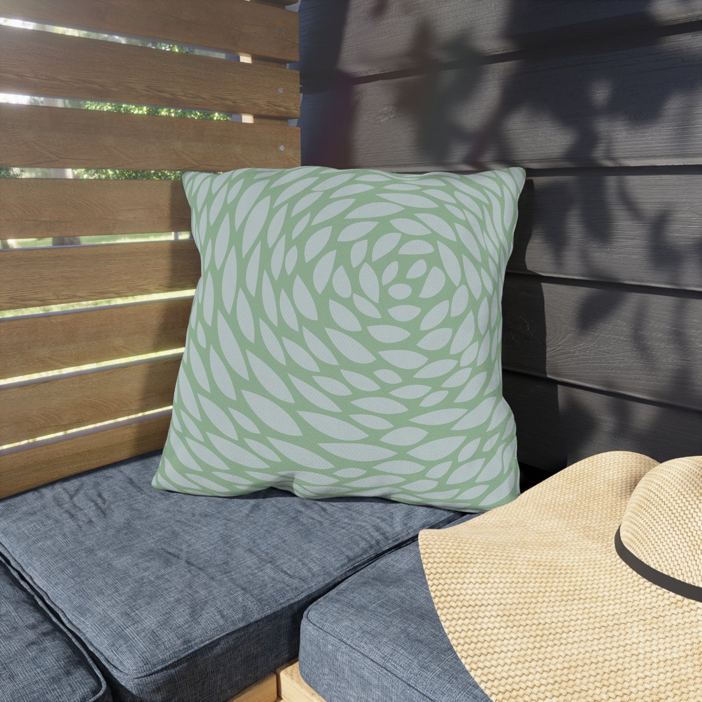 Green Leaves Whirlwind Pillow (FREE SHIPPING)