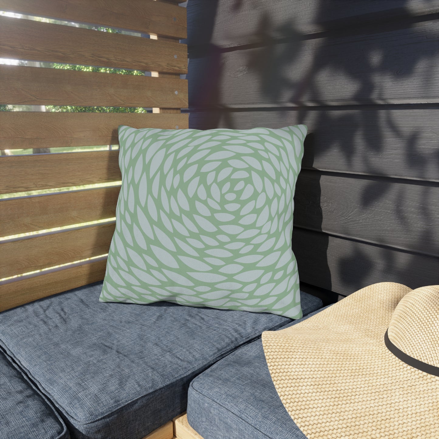 Green Leaves Whirlwind Pillow (FREE SHIPPING)