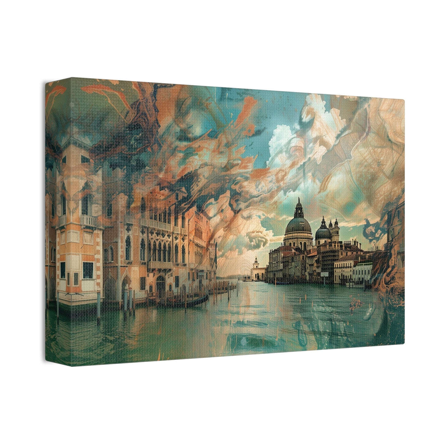 St. Mark's Basilica Venice Wall Art, Print on Warped Matte Canvas (FREE SHIPPING)