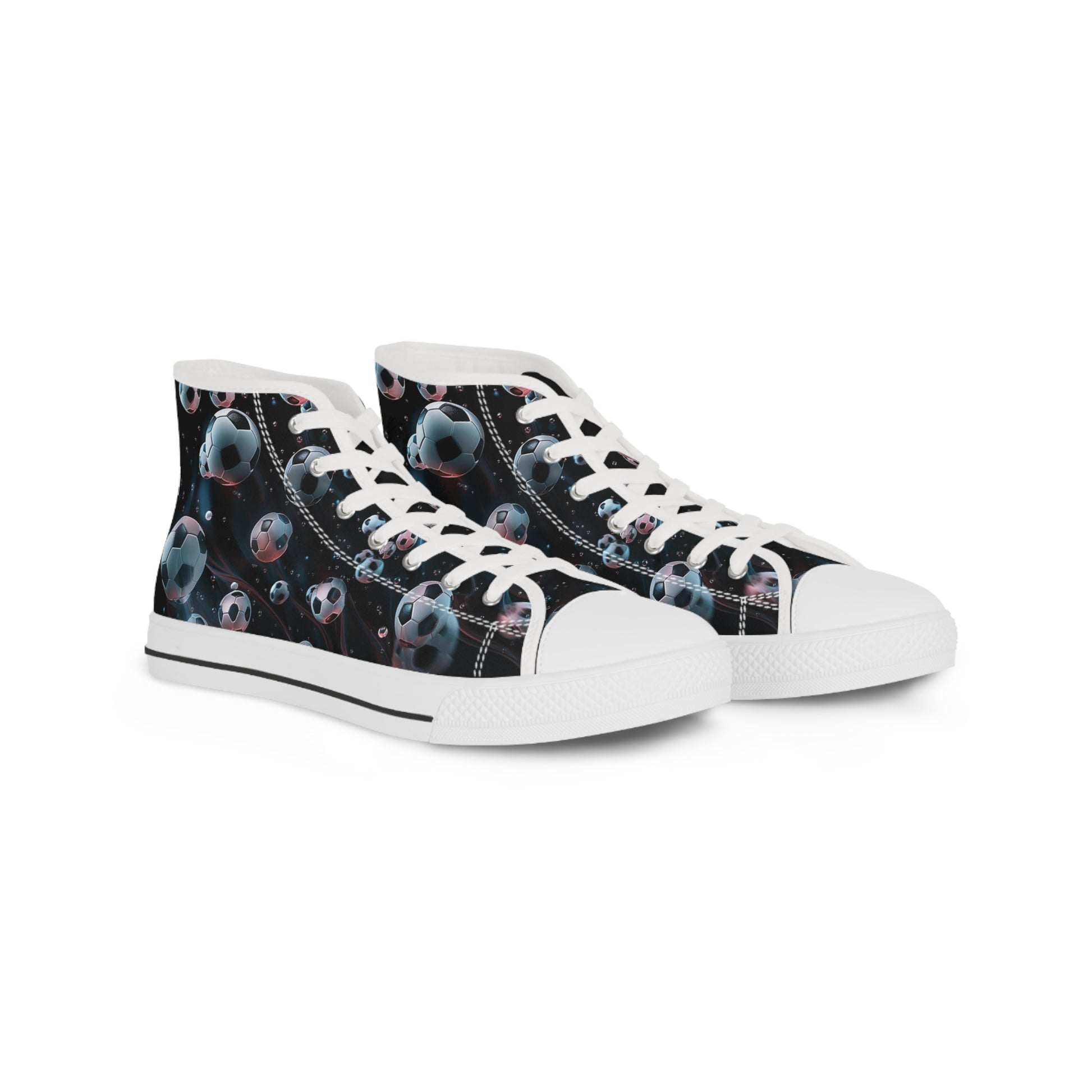 Soccer Graphic High Top Sneakers_Close up