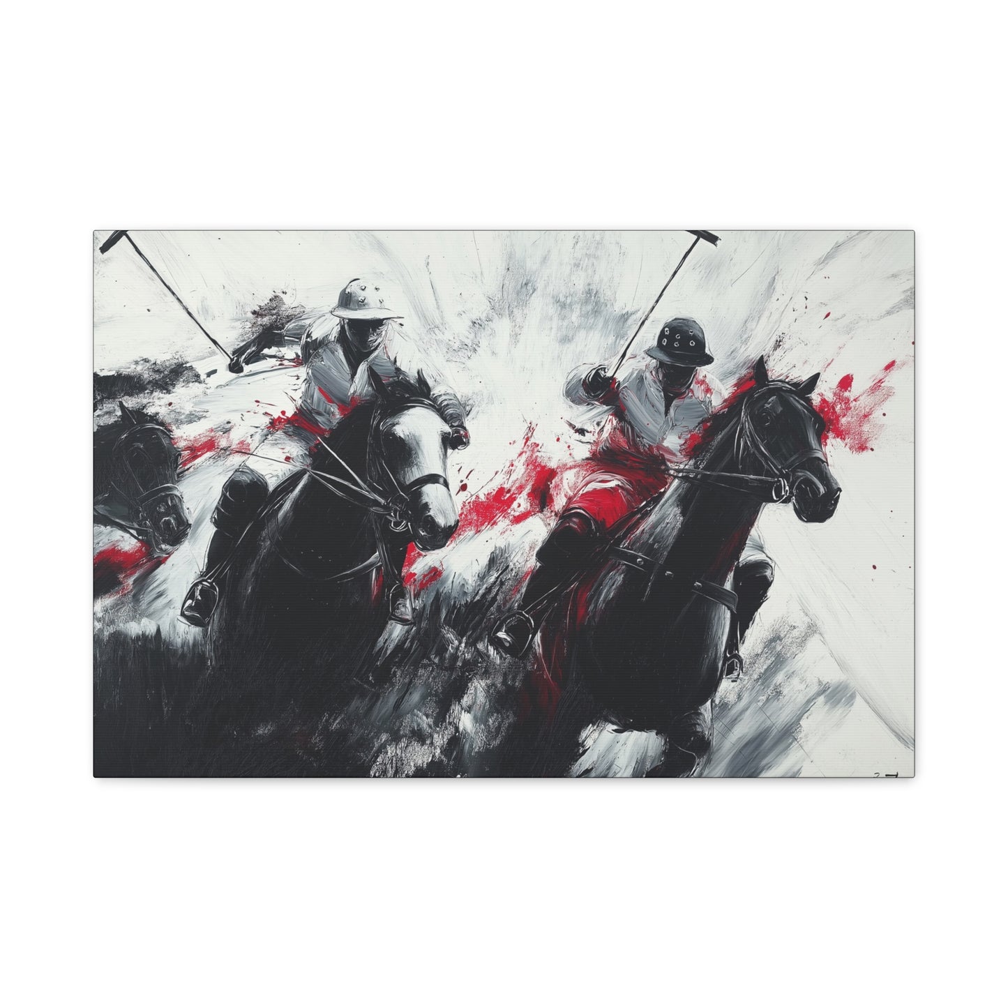 Polo Players and Ponies Game Day Wall Art (FREE SHIPPING)