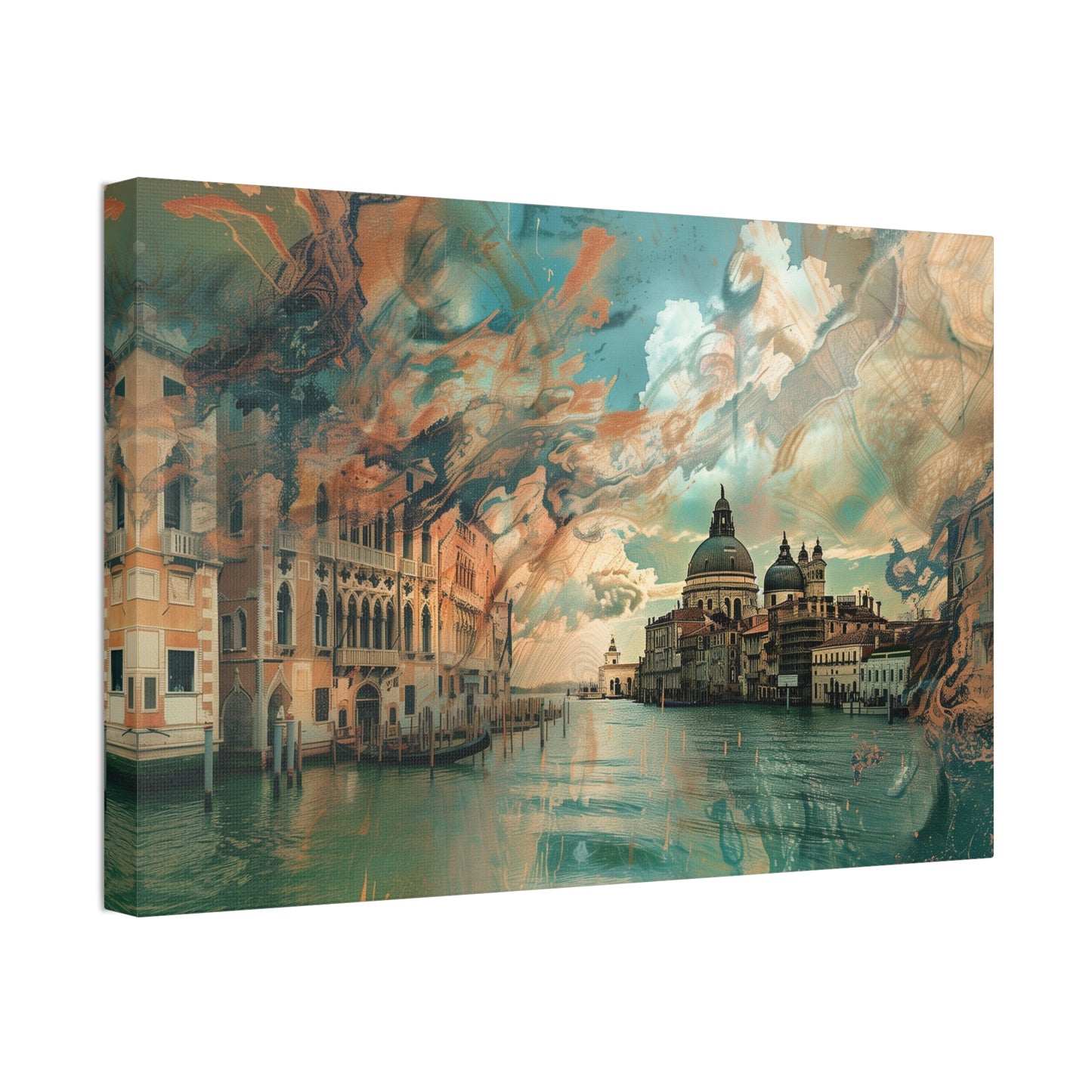 St. Mark's Basilica Venice Wall Art, Print on Warped Matte Canvas (FREE SHIPPING)