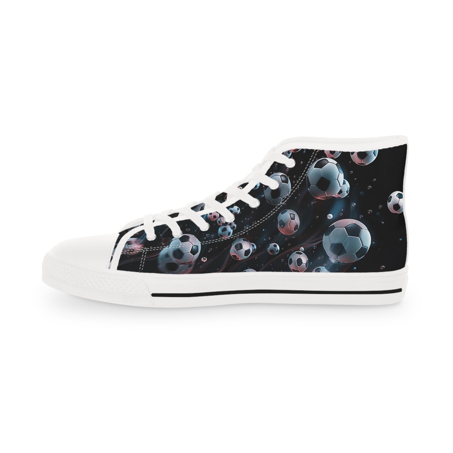 Soccer Graphic High Top Sneakers_Right Shoe Profile