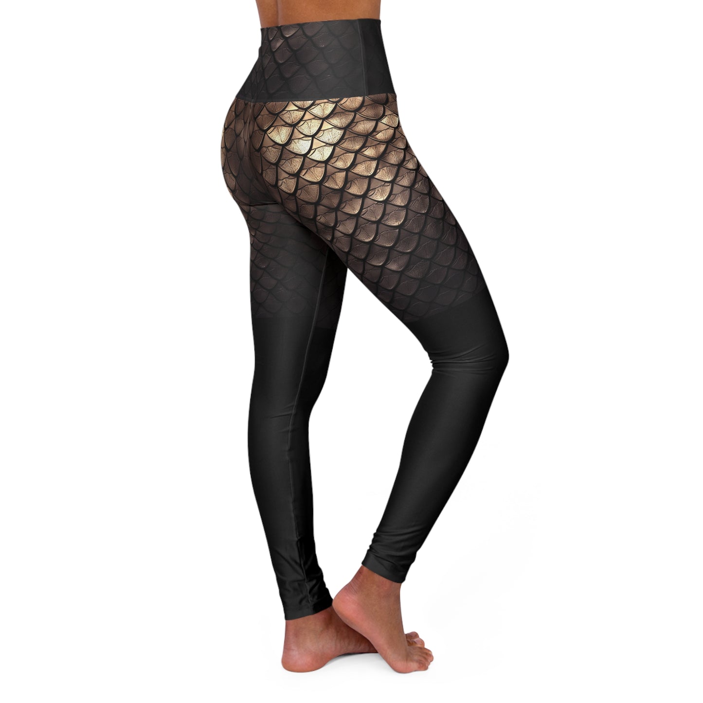 Armored Graphic High Waisted Yoga Leggings