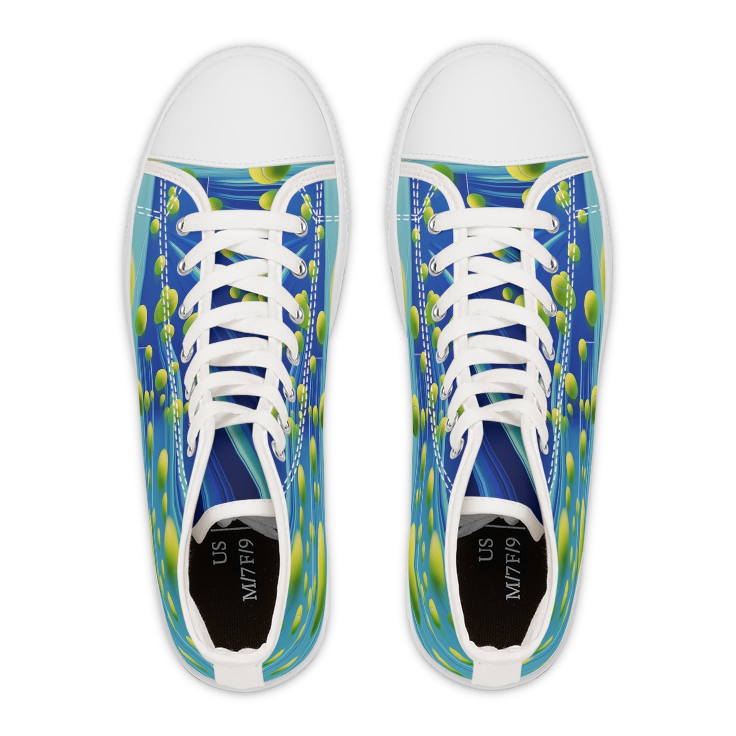 Women's High Top Tennis Ball Sneakers