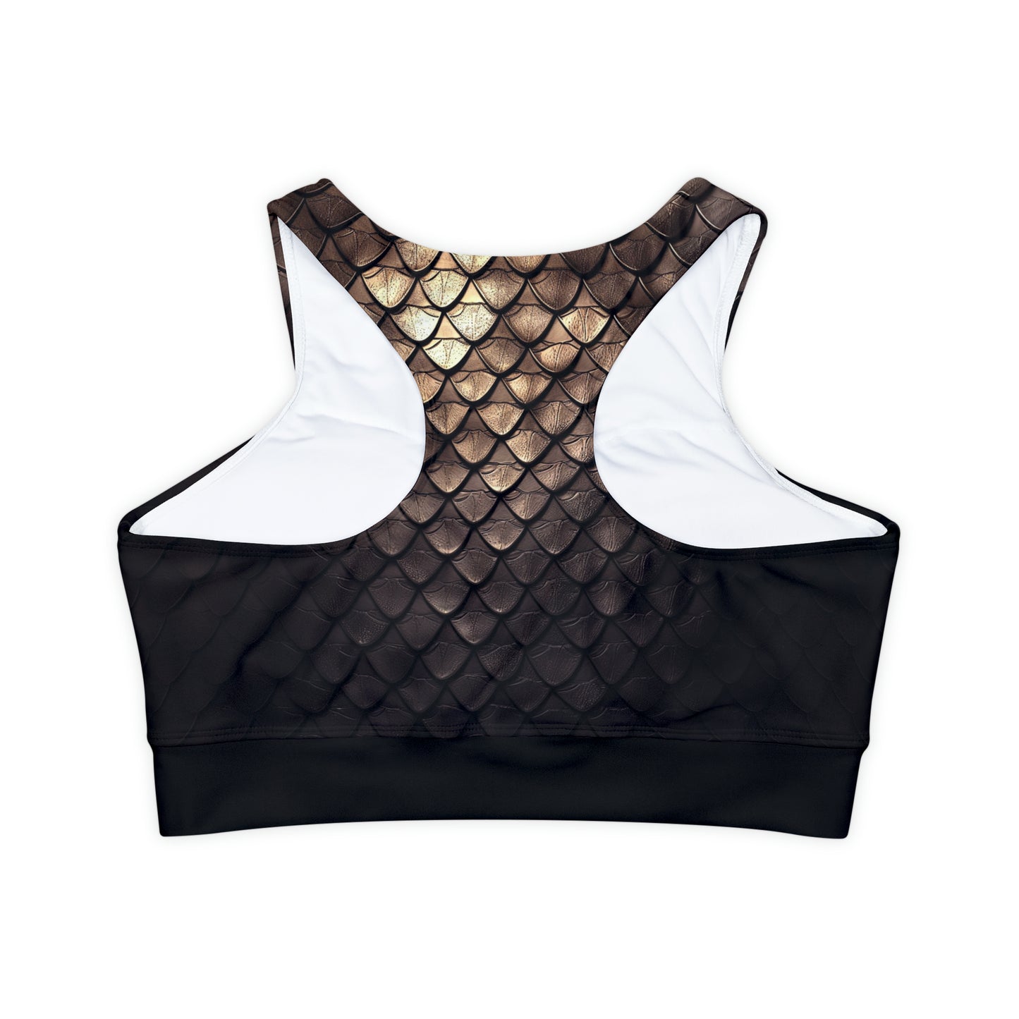 Armored Graphic Workout & Yoga Top, Black trim