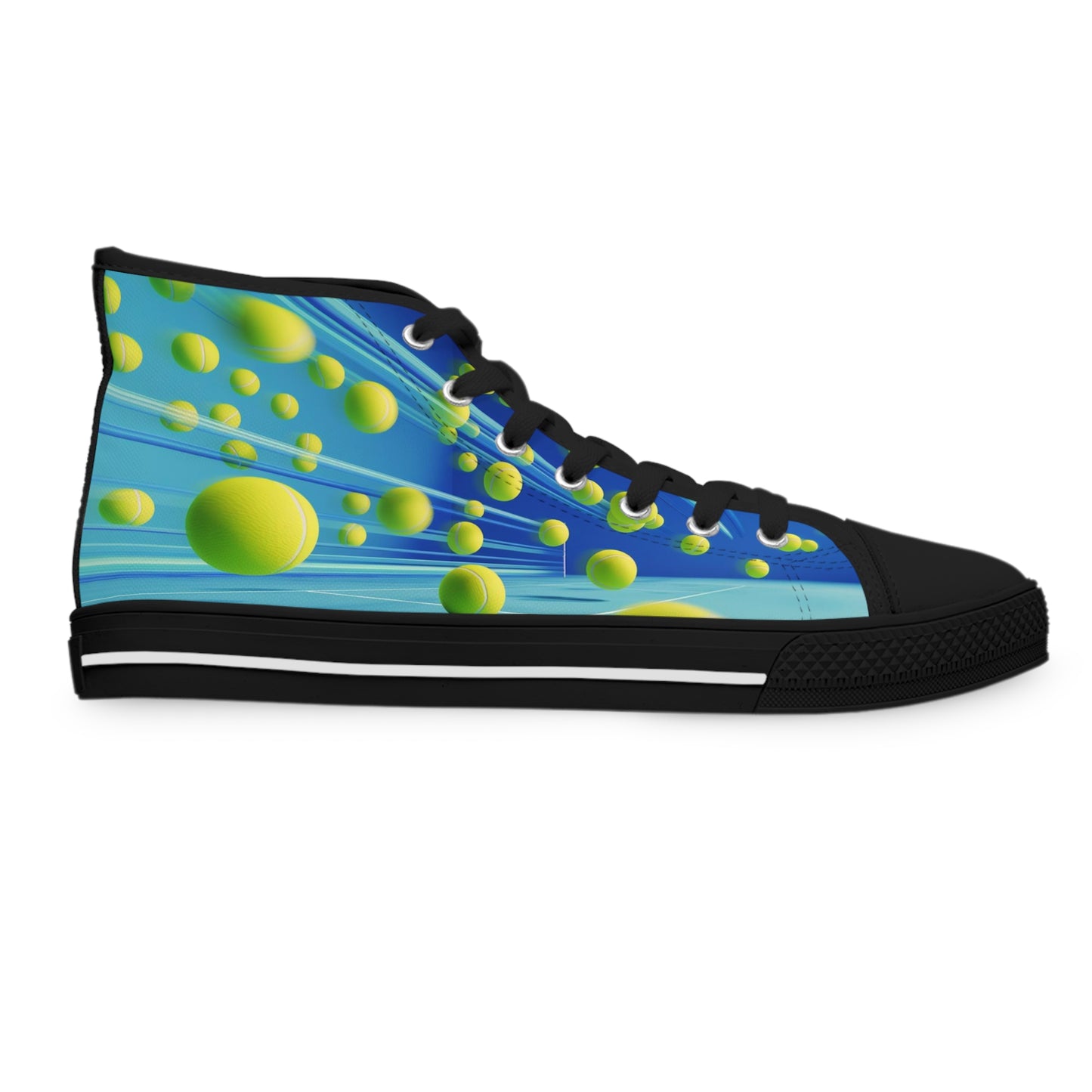 Women's High Top Tennis Ball Sneakers