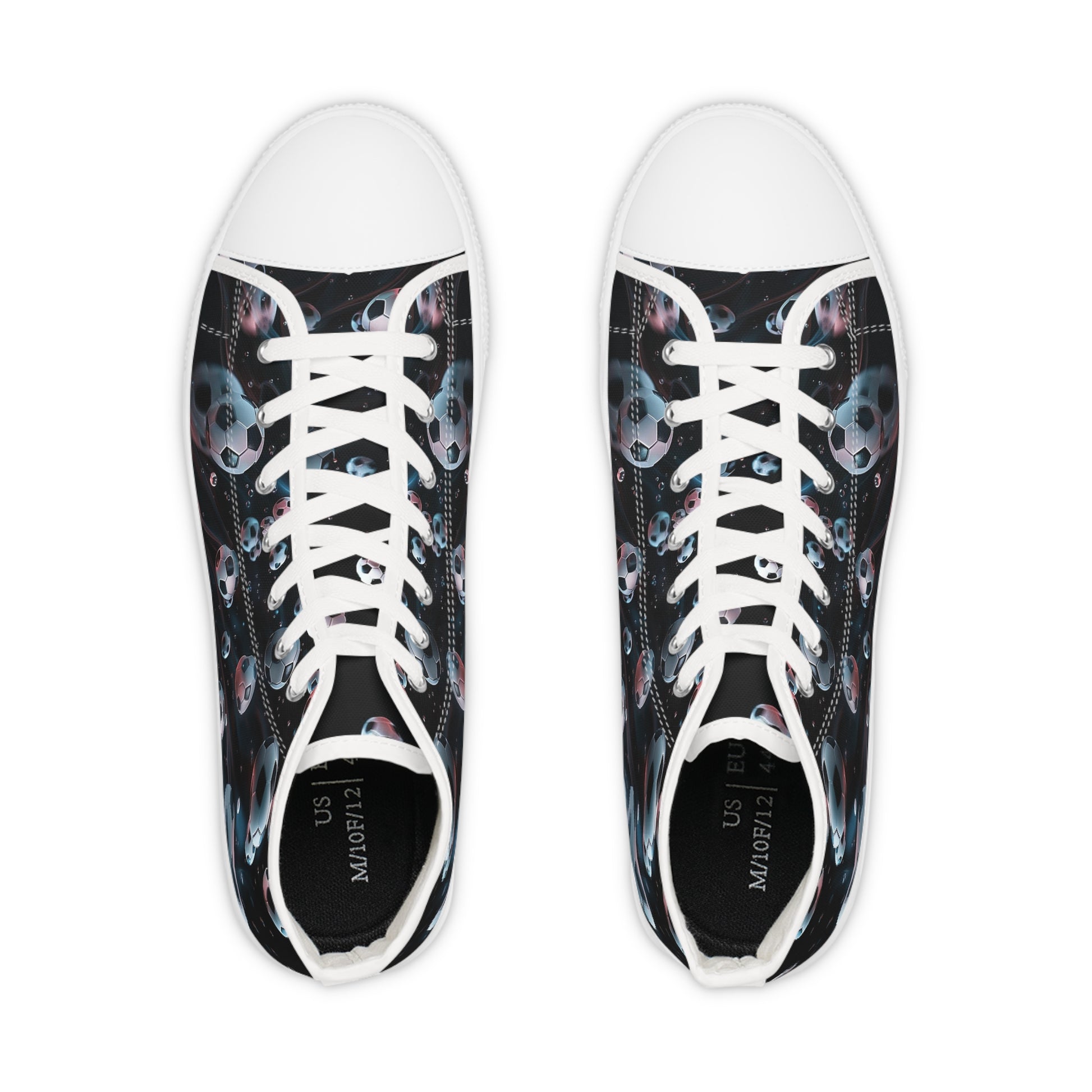 Soccer Graphic High Top Sneakers_Top View