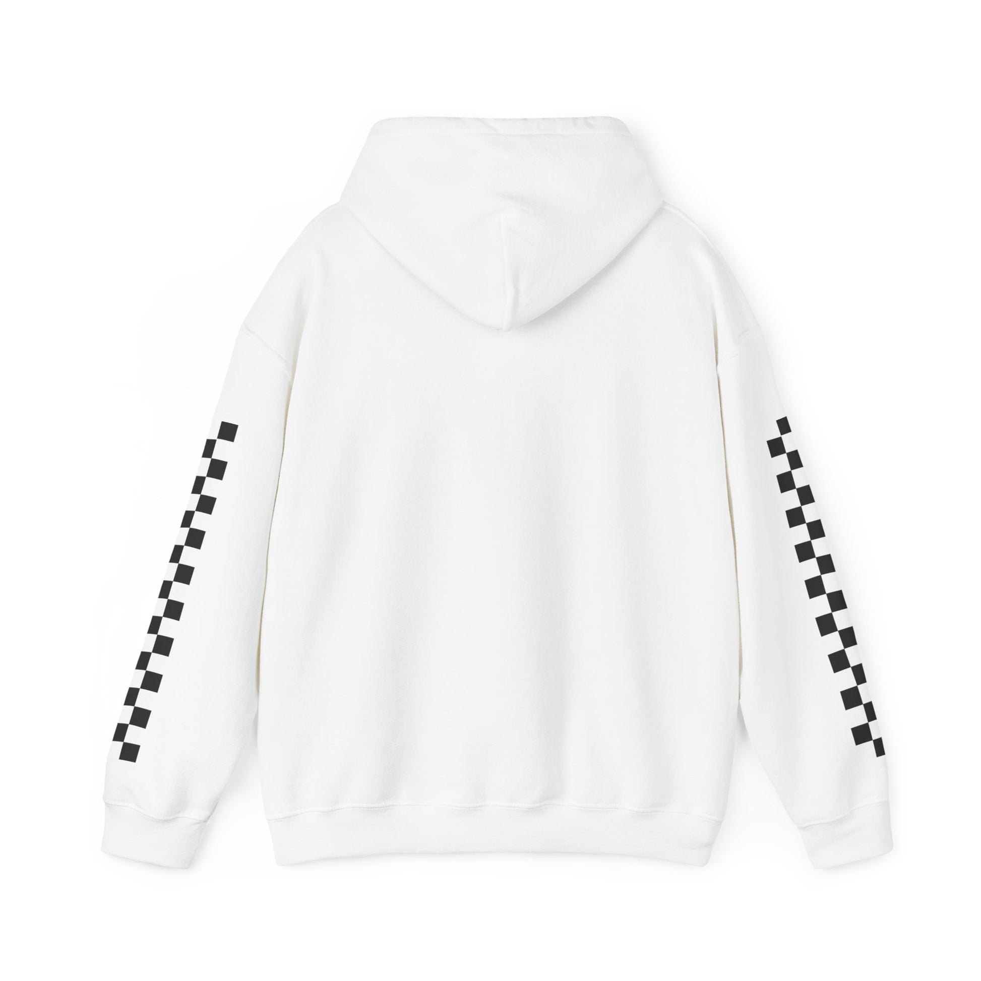 Avenue Road Custom Racing White Hoodie, Back Side