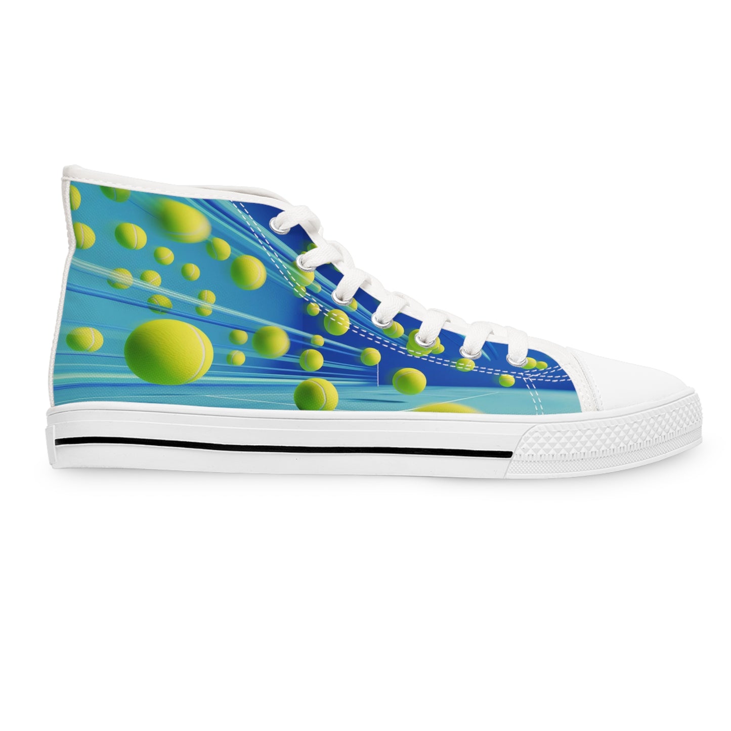 Women's High Top Tennis Ball Sneakers