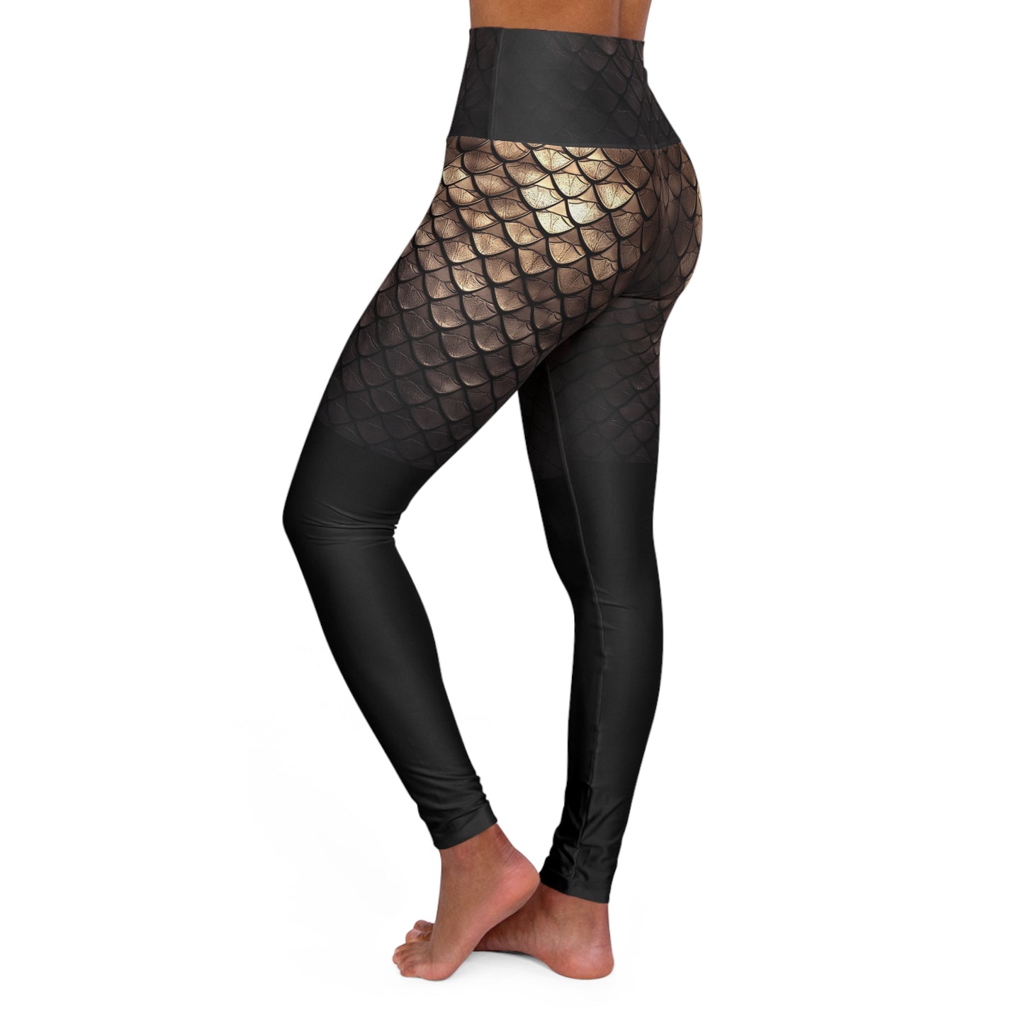 Armored Graphic High Waisted Yoga Leggings