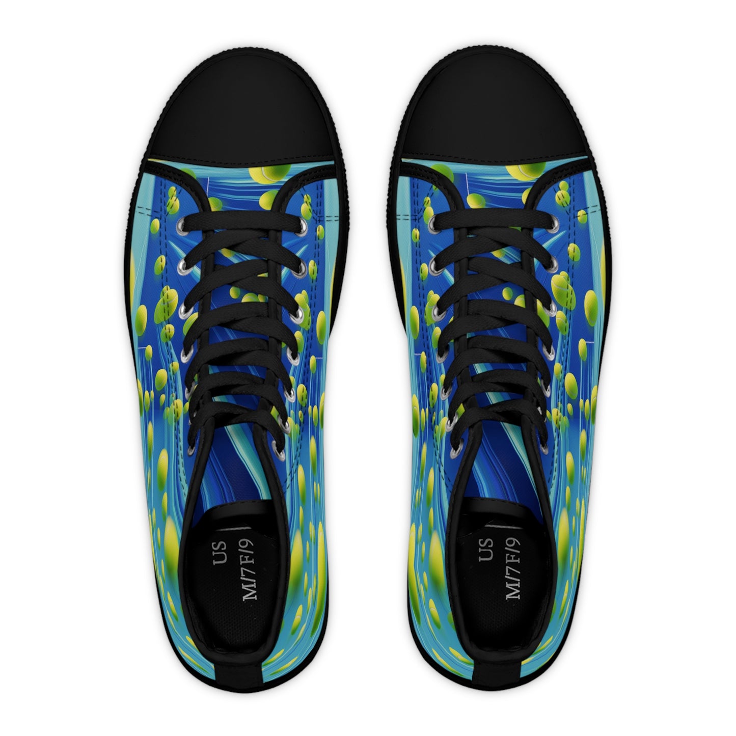 Women's High Top Tennis Ball Sneakers