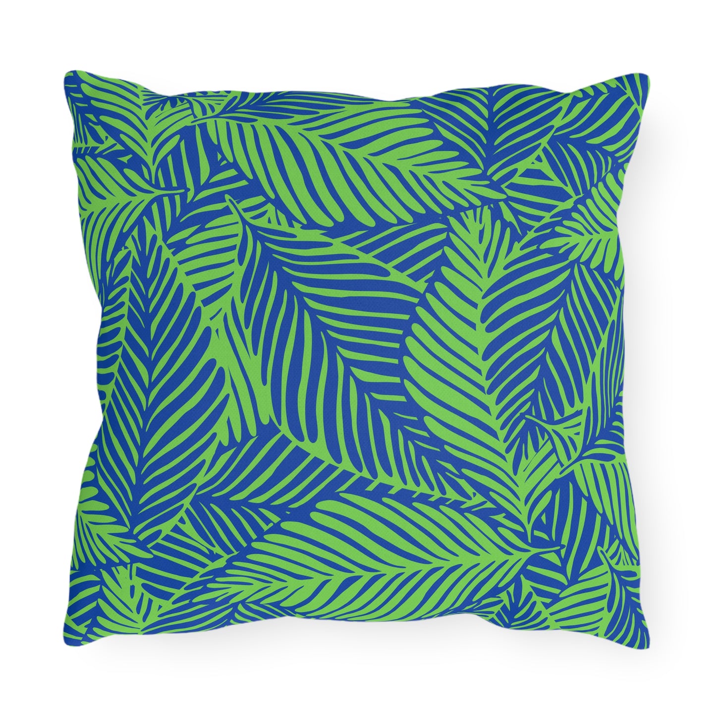 Green Blue Leaves Outdoor Pillows (FREE SHIPPING)