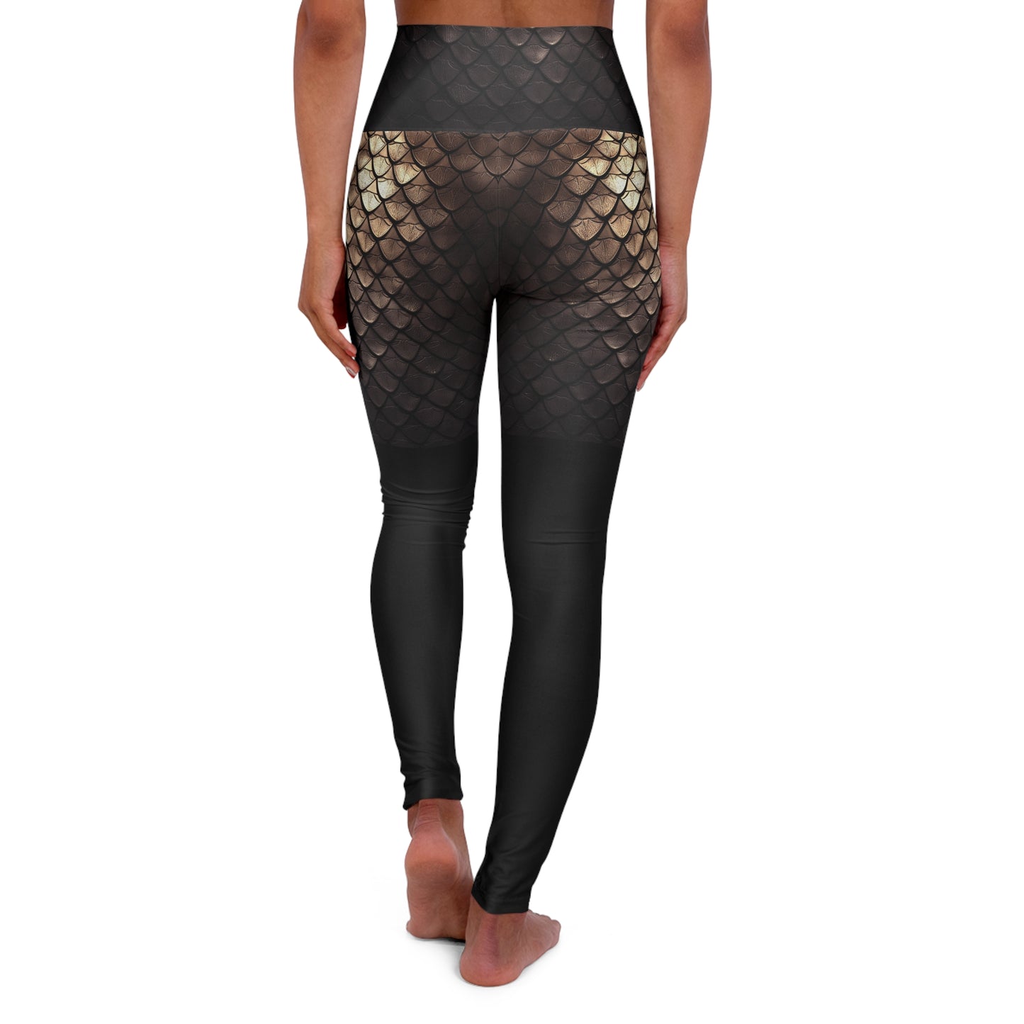 Armored Graphic High Waisted Yoga Leggings