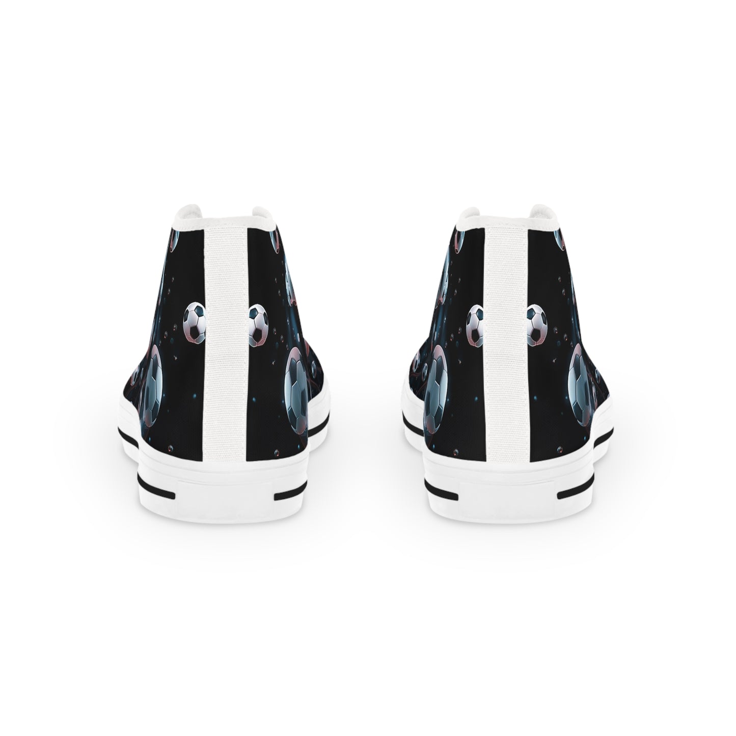 Soccer Graphic High Top Sneakers_Back View