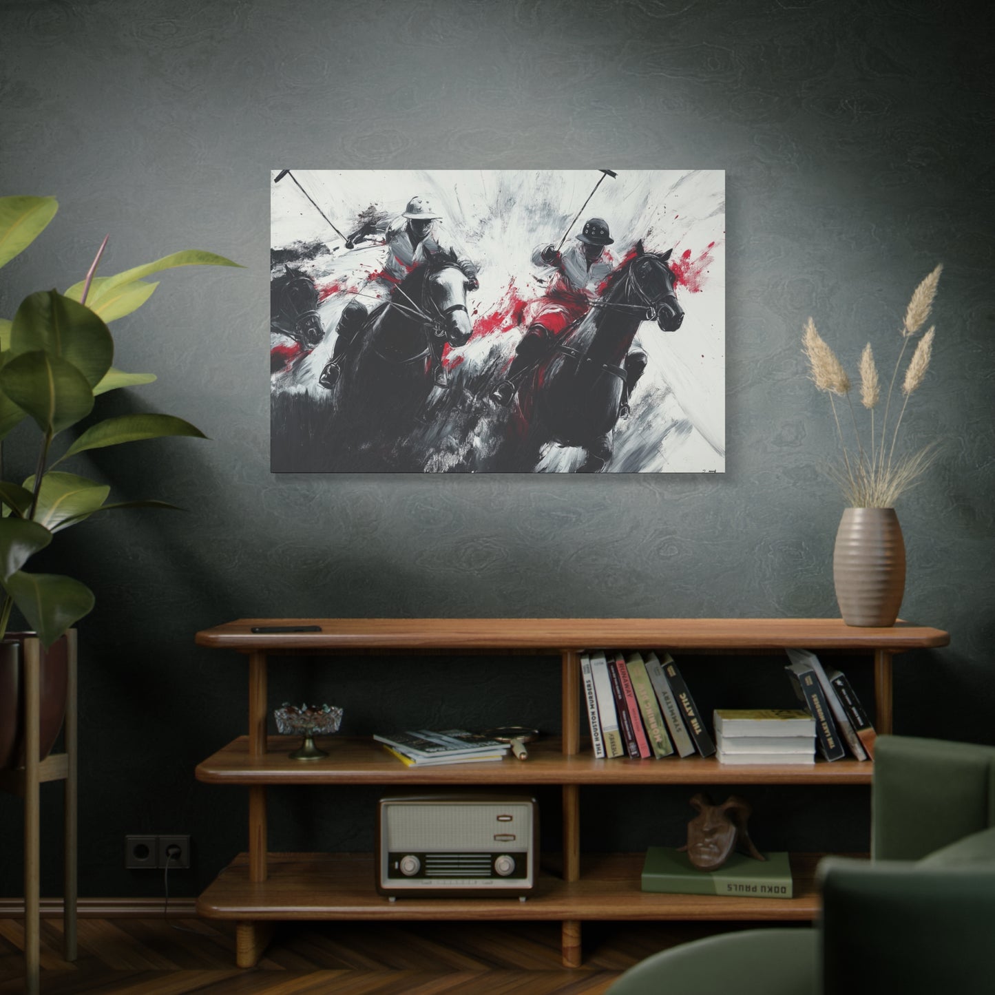 Polo Players and Ponies Game Day Wall Art (FREE SHIPPING)