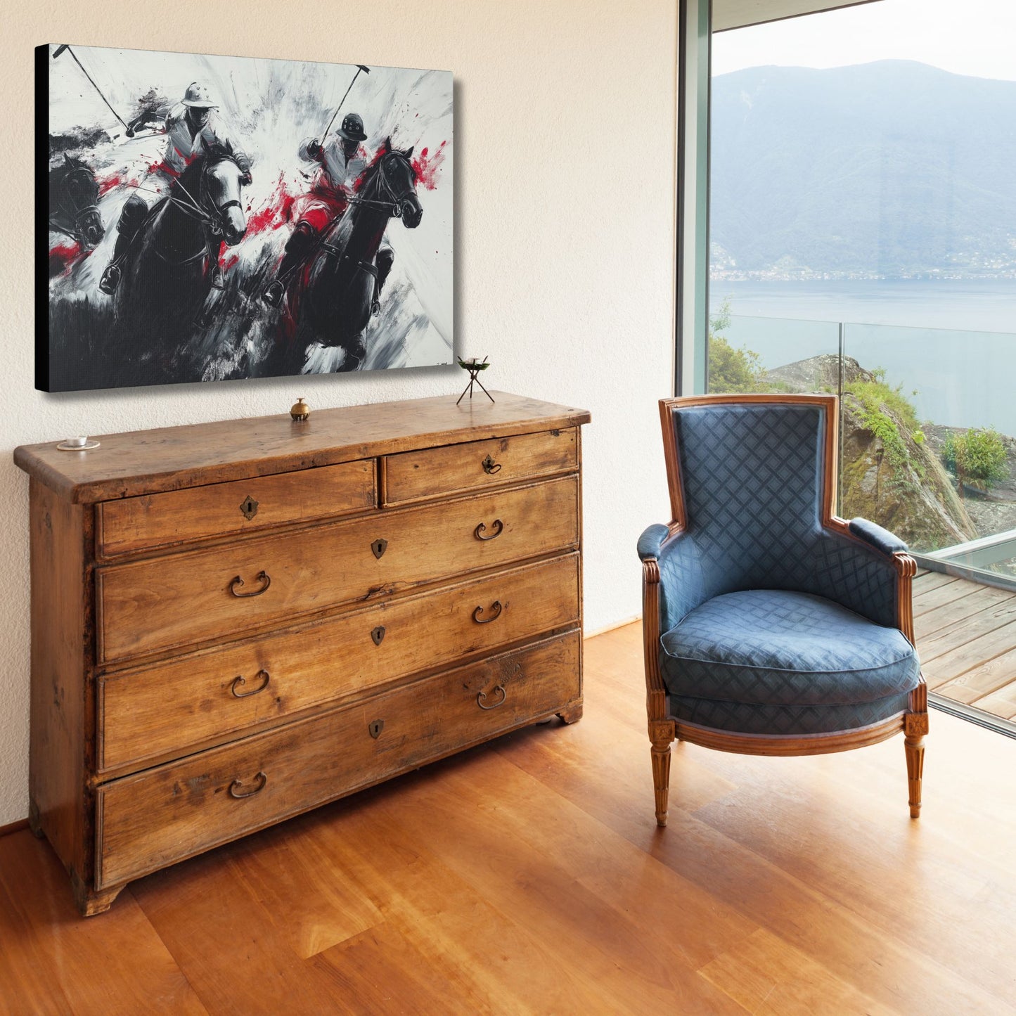 Polo Players and Ponies Game Day Wall Art (FREE SHIPPING)