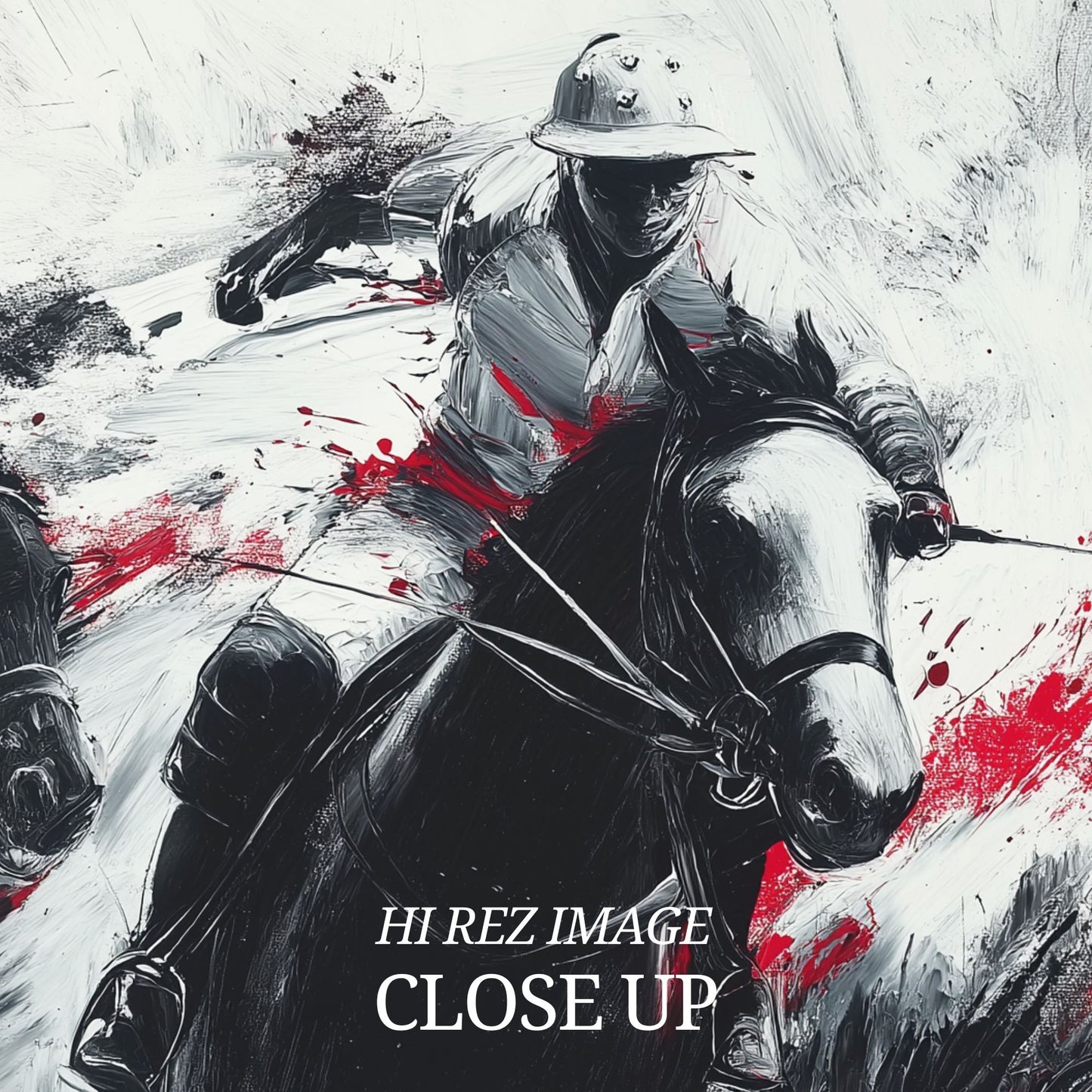 Polo Players and Ponies Game Day Wall Art (FREE SHIPPING)