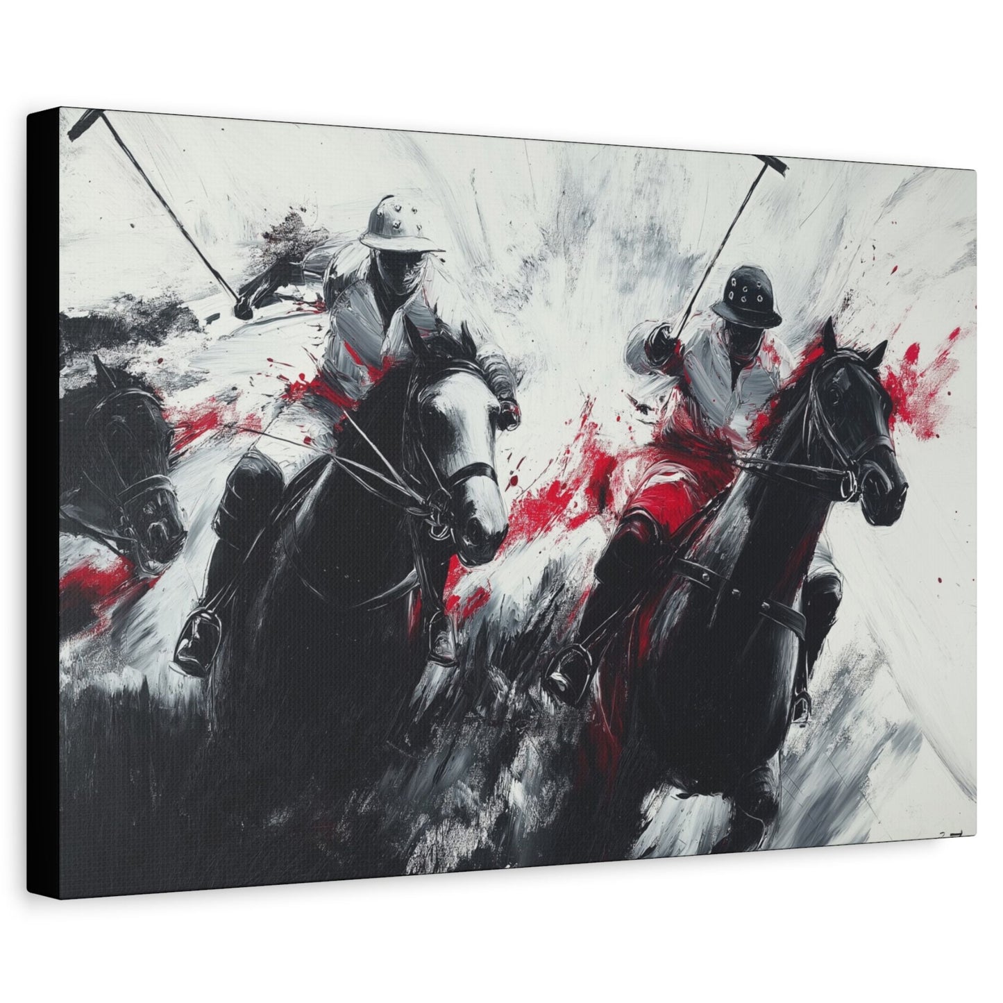 Polo Players and Ponies Game Day Wall Art (FREE SHIPPING)