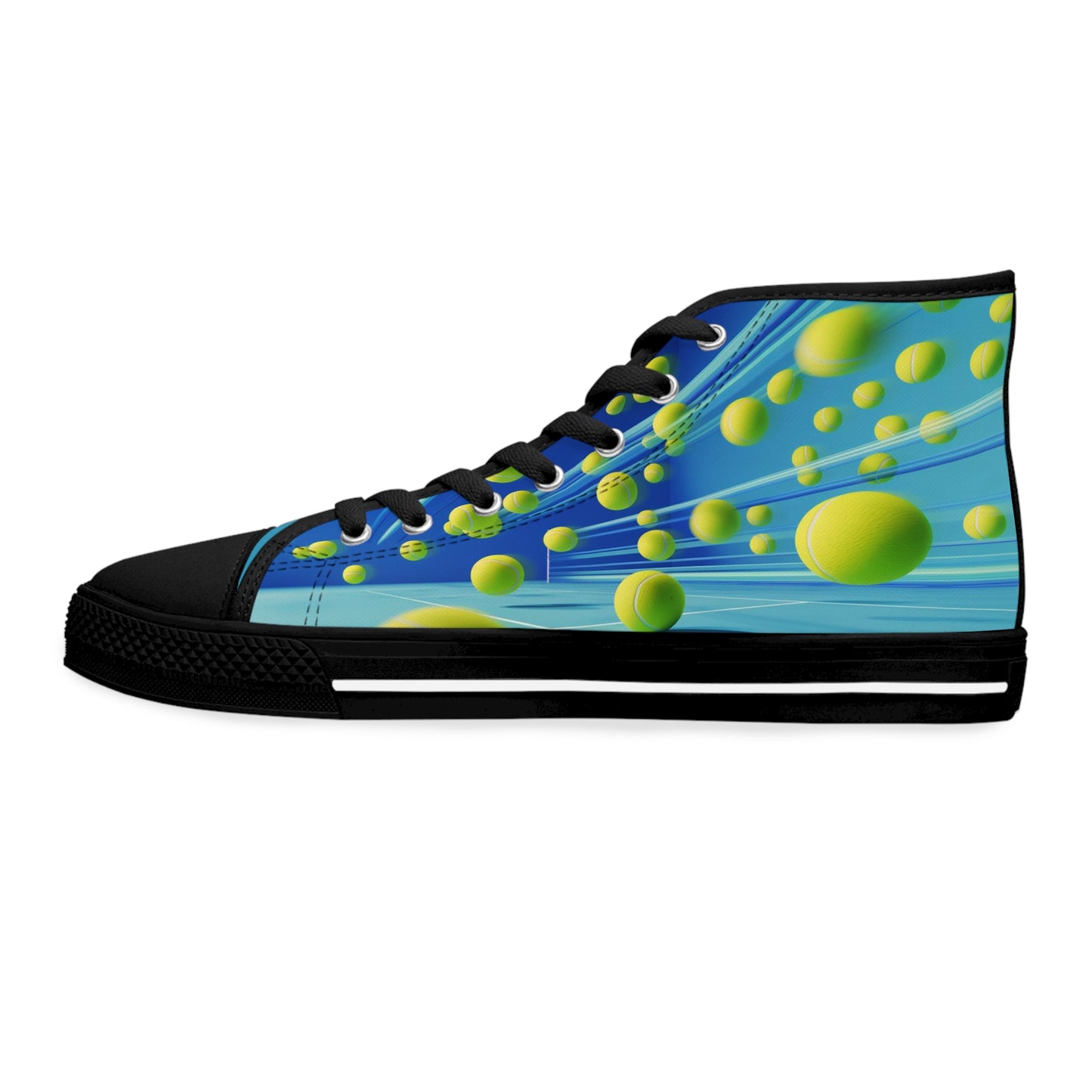 Women's High Top Tennis Ball Sneakers