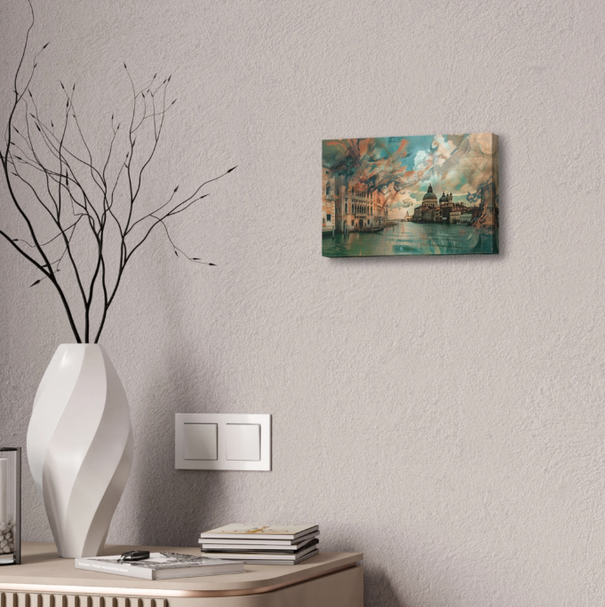 St. Mark's Basilica Venice Wall Art, Print on Warped Matte Canvas (FREE SHIPPING)