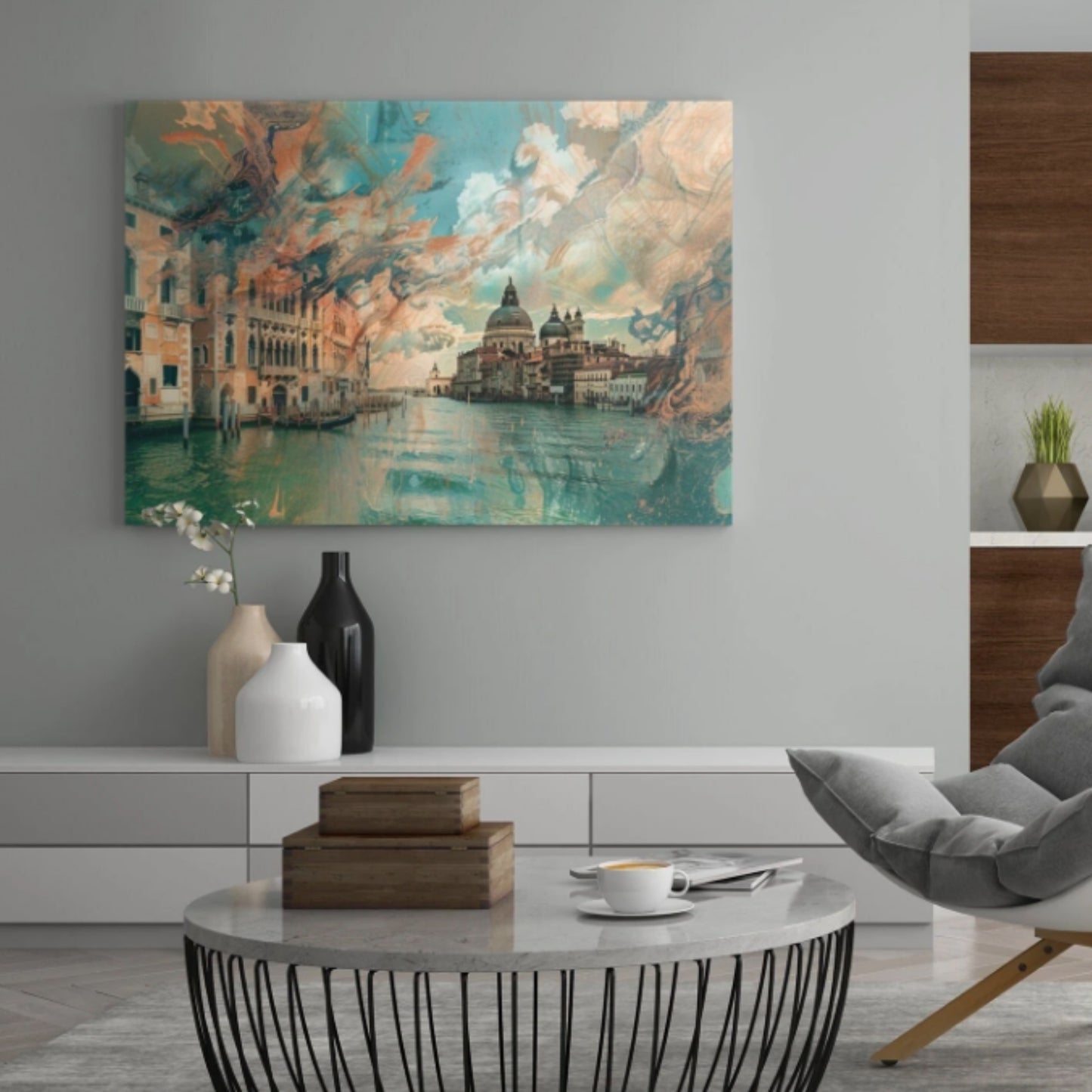 St. Mark's Basilica Venice Wall Art, Print on Warped Matte Canvas (FREE SHIPPING)