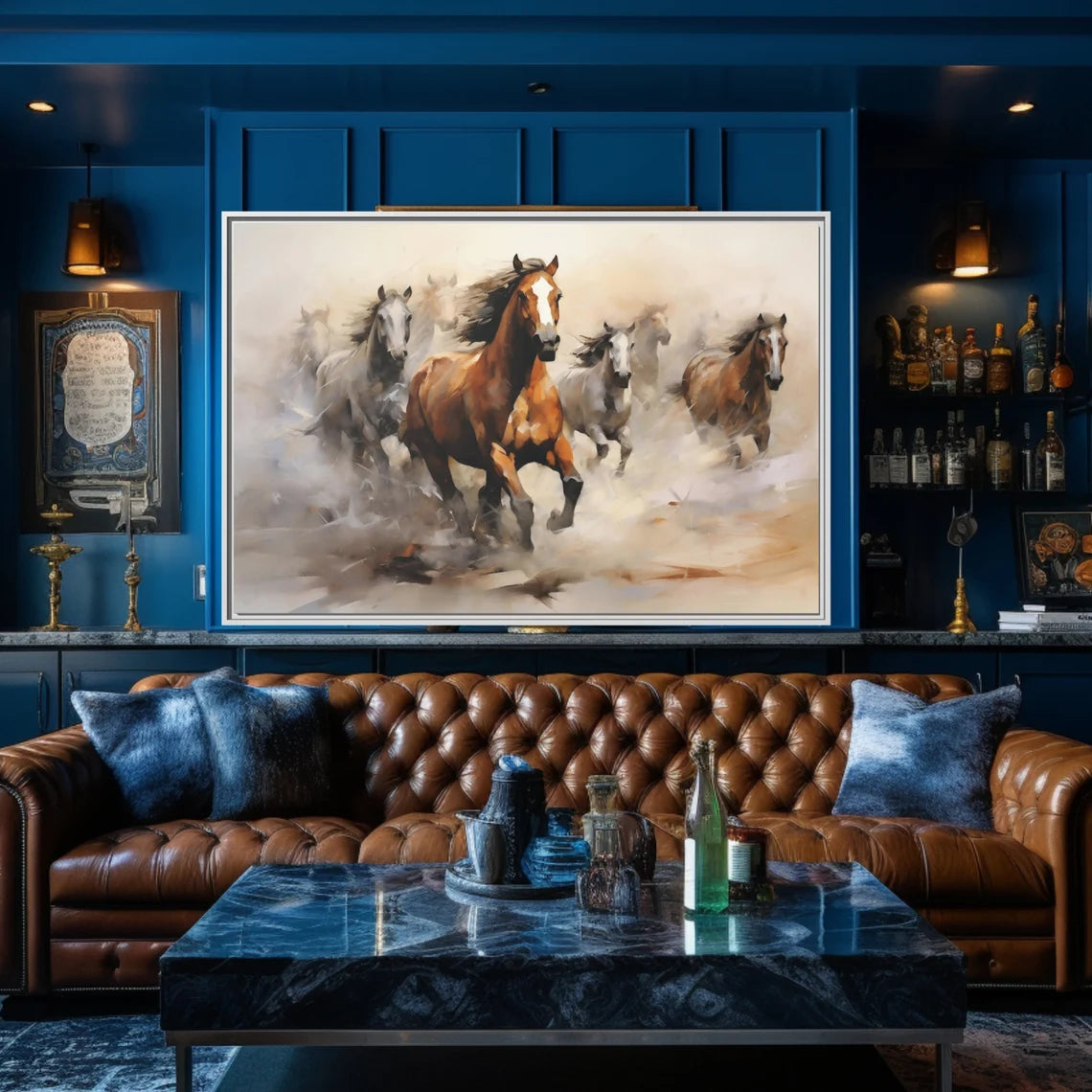 White Frame Man Cave Art