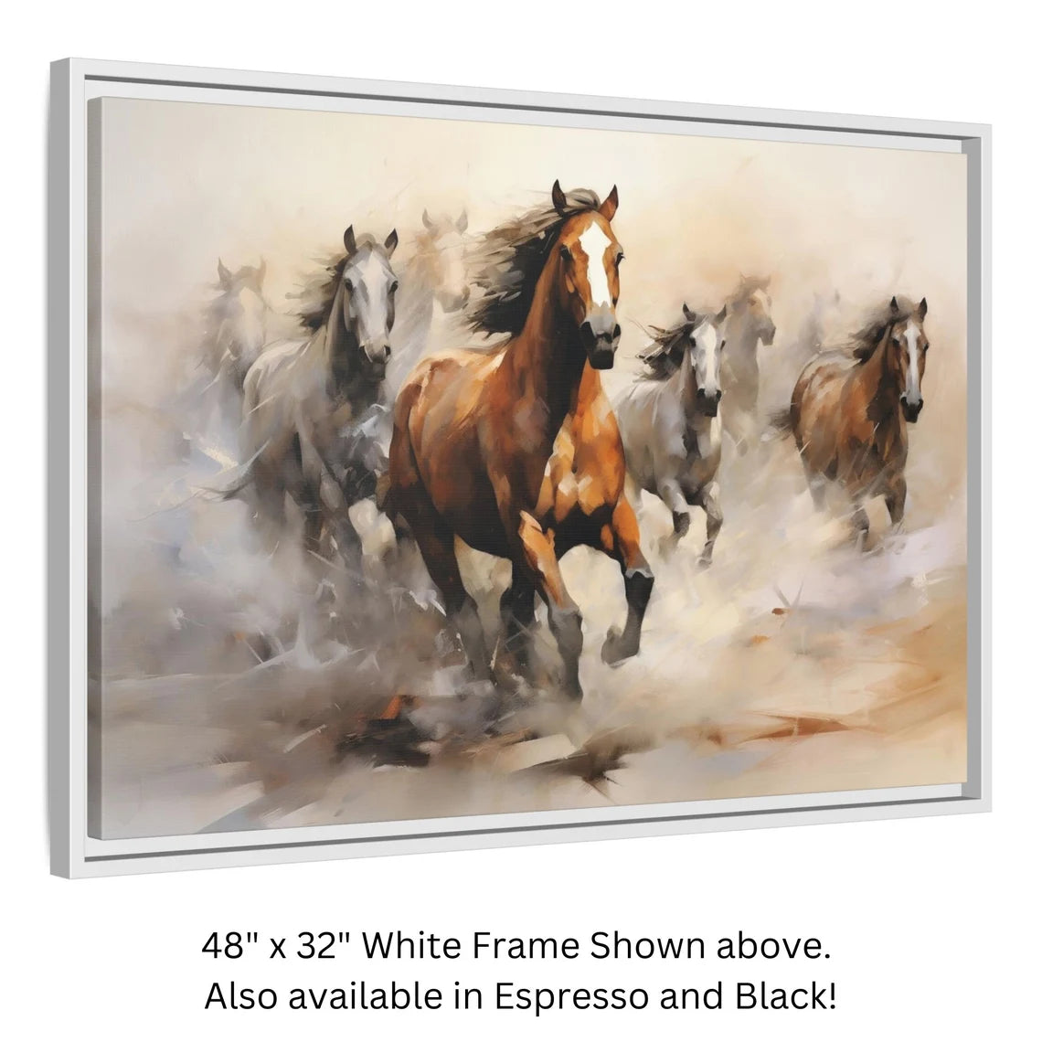 48x32 inch Frame-side view