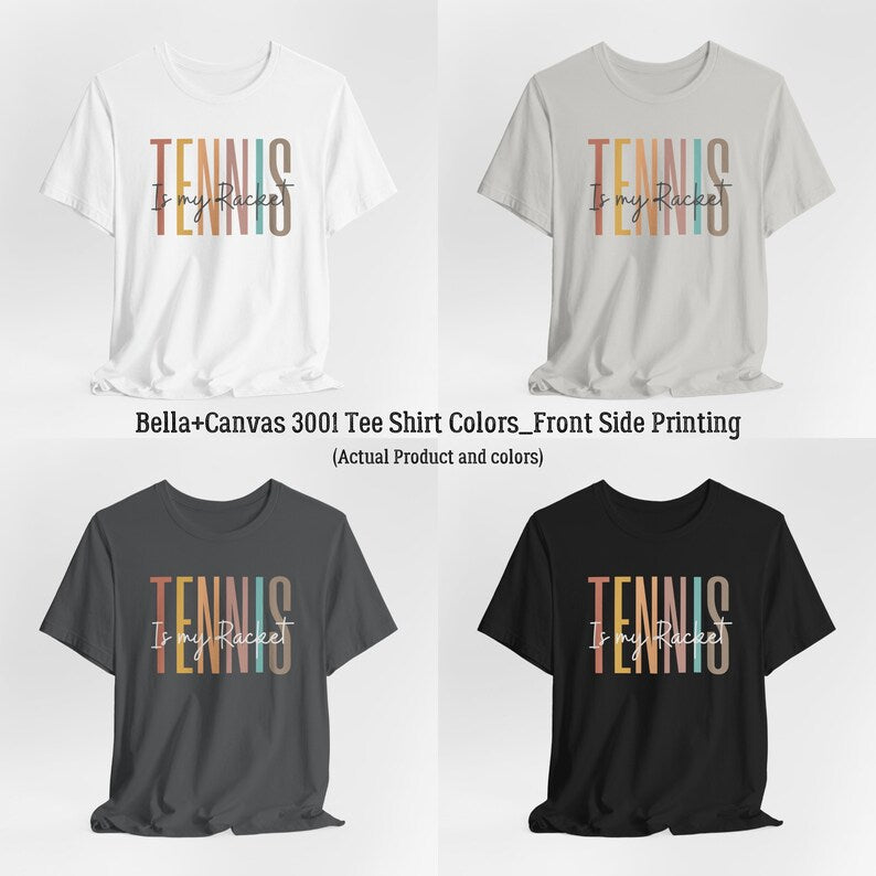 Sporty Tennis T-Shirt Color Selection 01