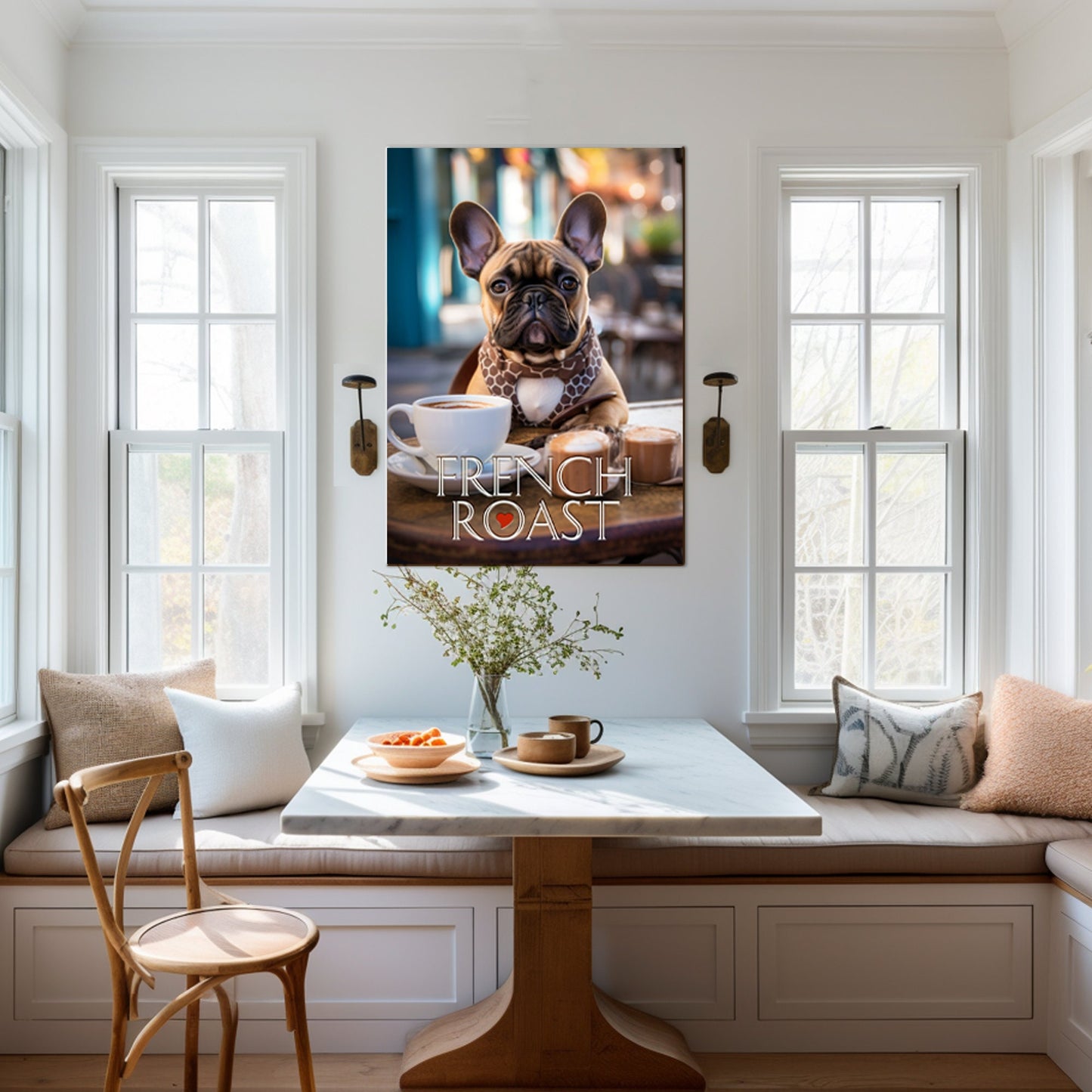 French Bulldog, French Roast_Kitchen Nook Decor