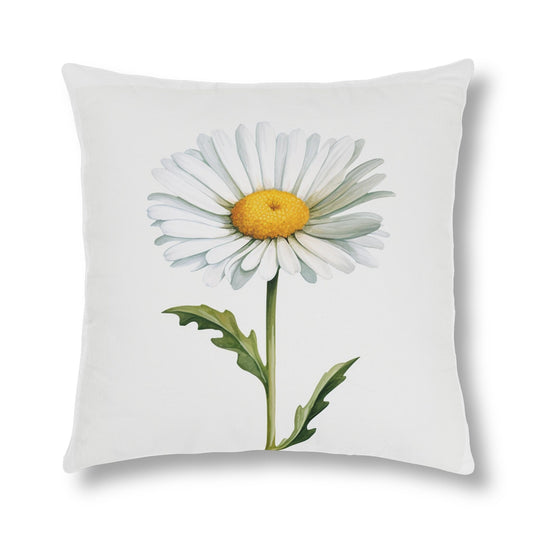 Daisy Watercolor Pillows_Close up