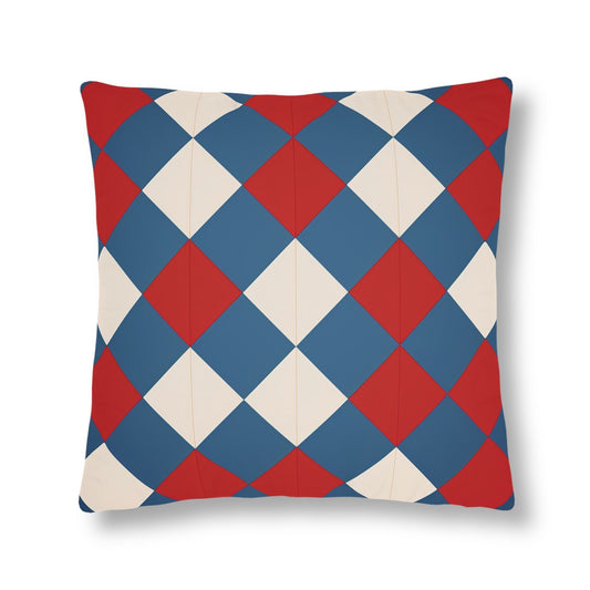 Checkered Decorative Pillow_Front View