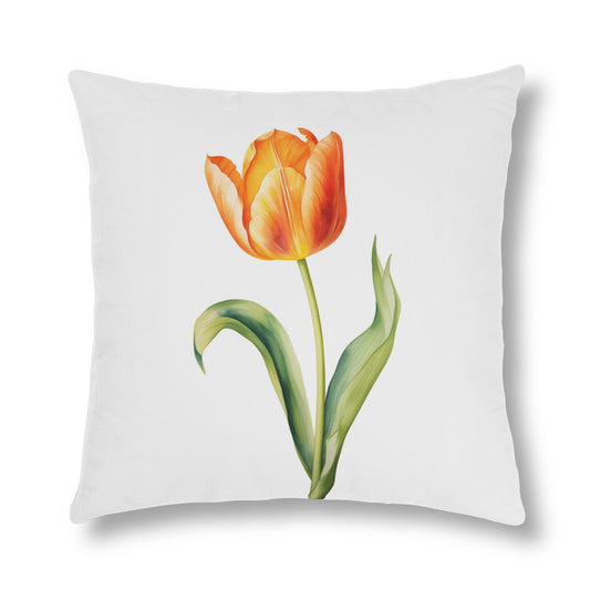 Tulip Watercolor Pillows_Front View