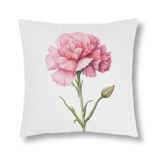 Carnation Watercolor Pillows_Front view