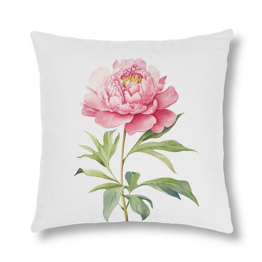 Peony Watercolor Pillows_Front View