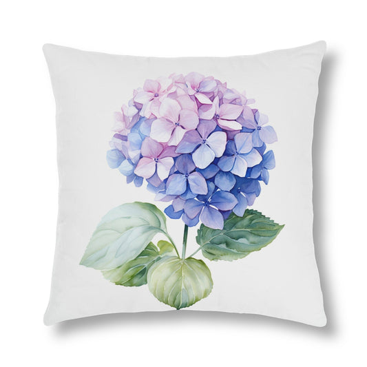 Hydrangea Watercolor Pillows_Front View