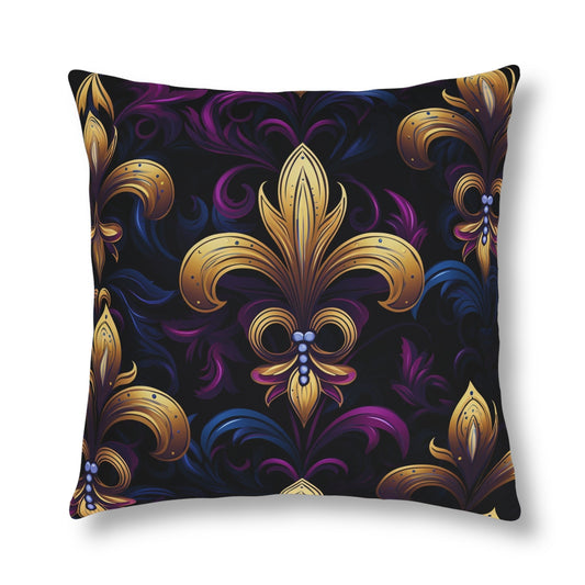 Fleur-de-lis Decorative Pillow_Front Close up