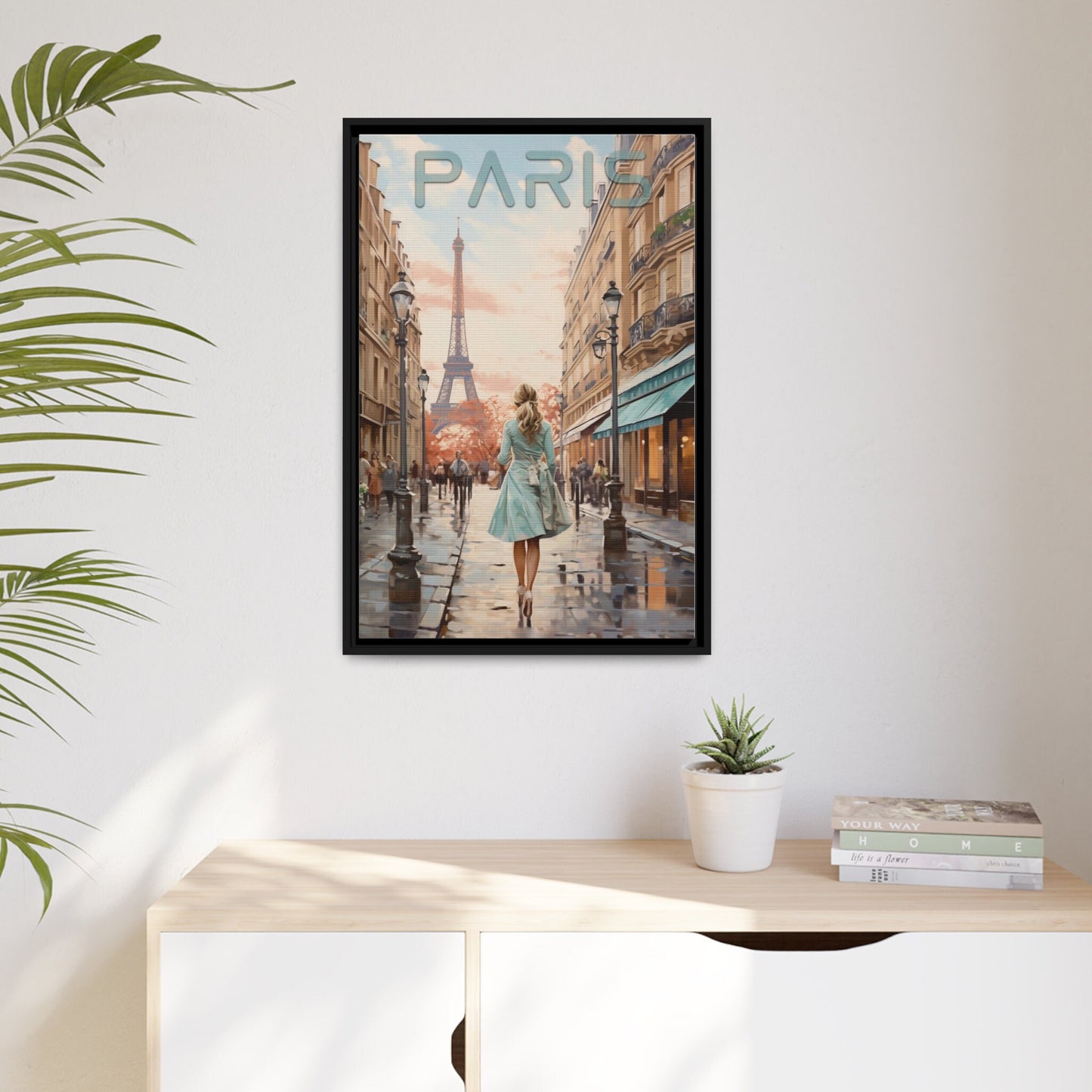 Paris Eiffel Tower Wall Art_Living Room Decor