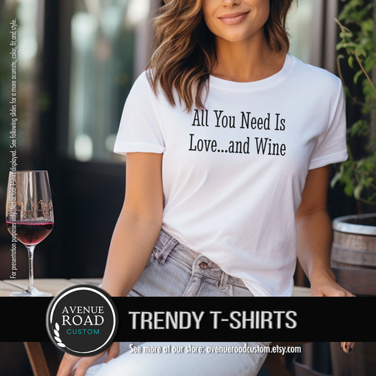 Love and Wine enthusiasts T-Shirt