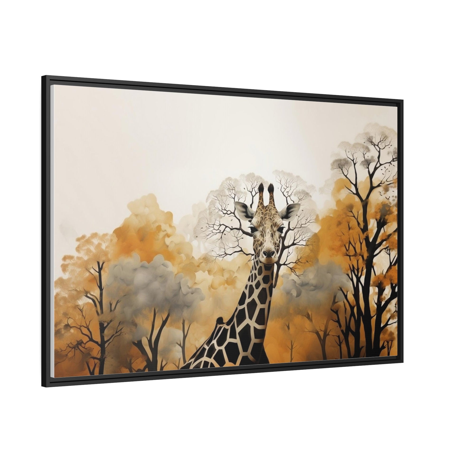 Giraffe Painting Wall Art_Side View