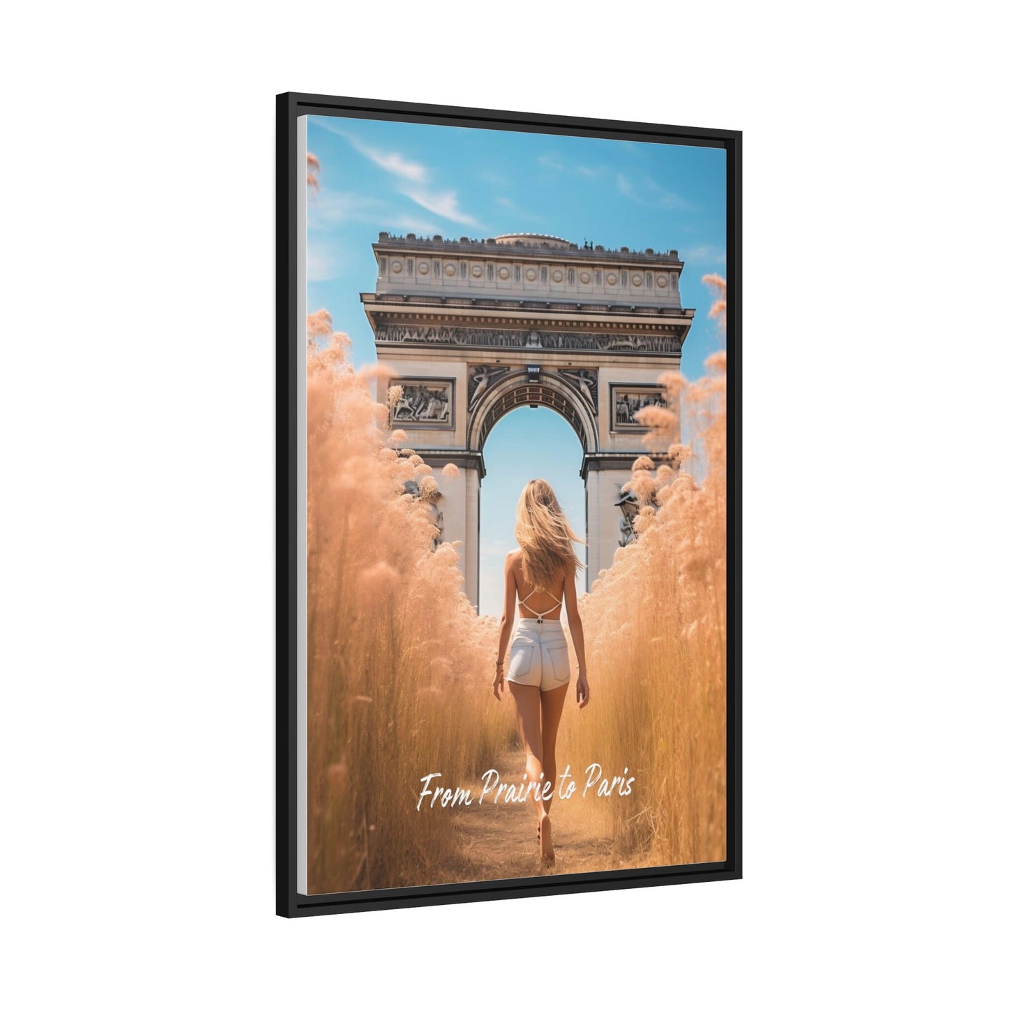 Paris: Arc de Triomphe Wall Art_Side View