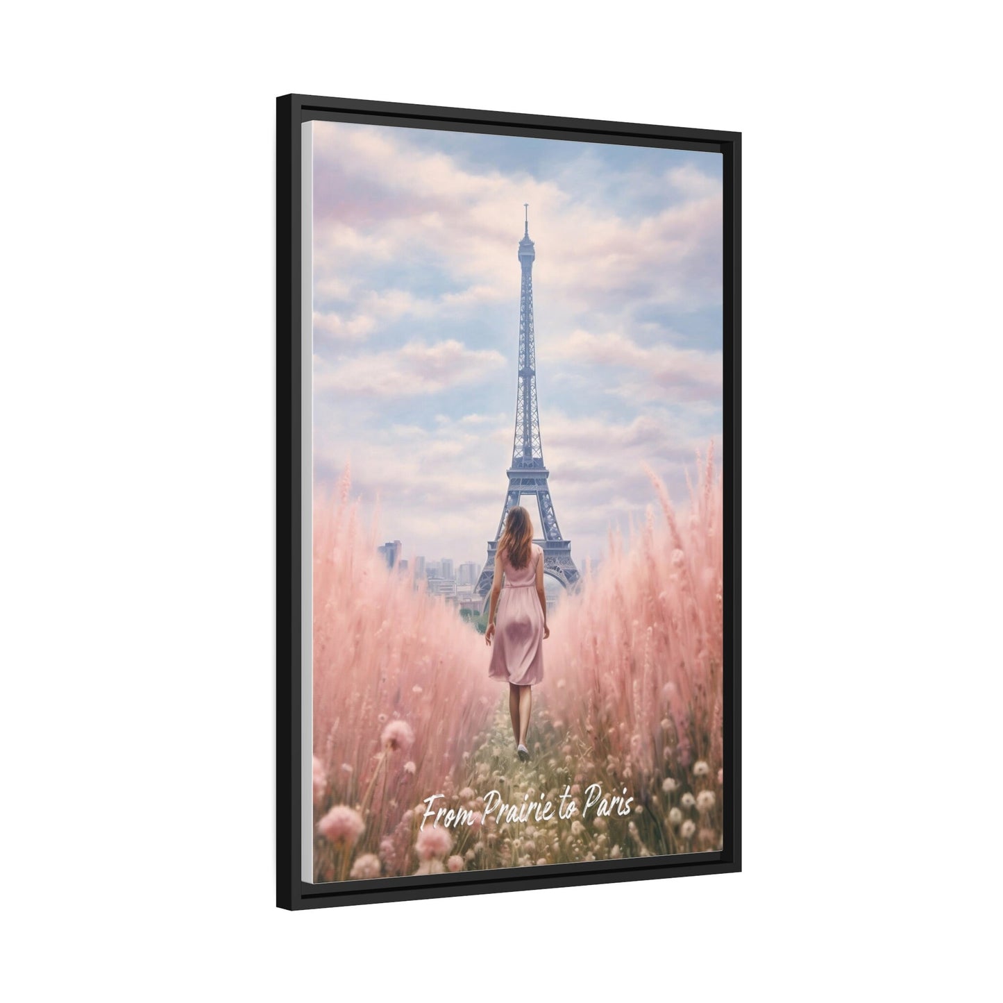 Eiffel Tower Paris Wall Art_Surreal_Side View