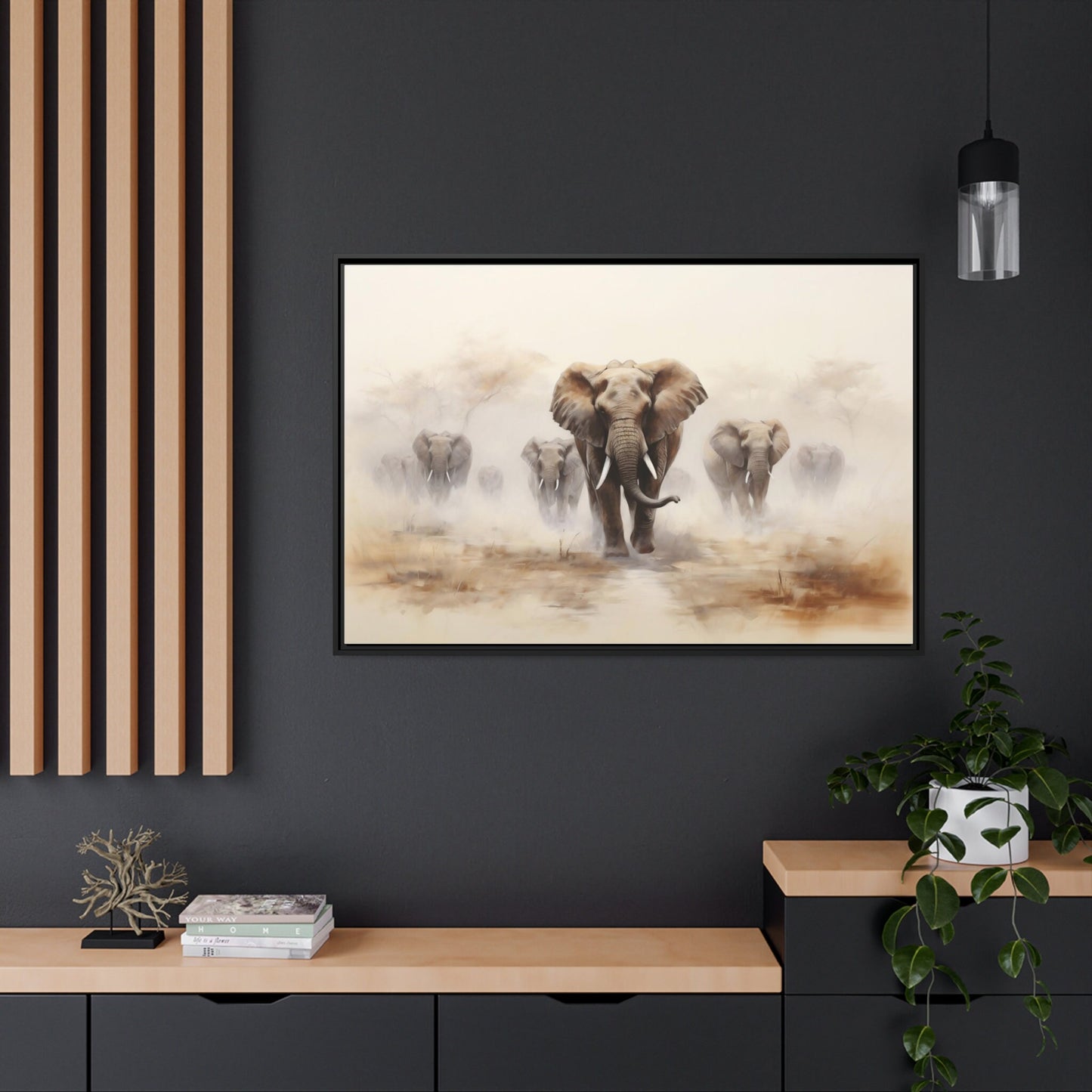 Elephant Wall Art_Home Office Decor