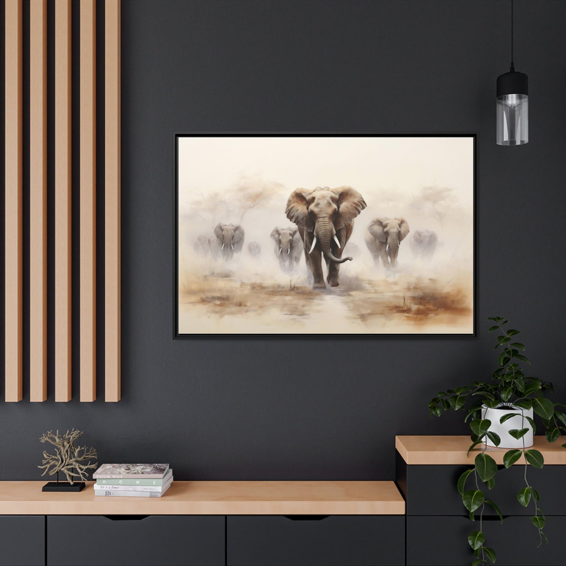 Elephant Wall Art_Home Office Decor