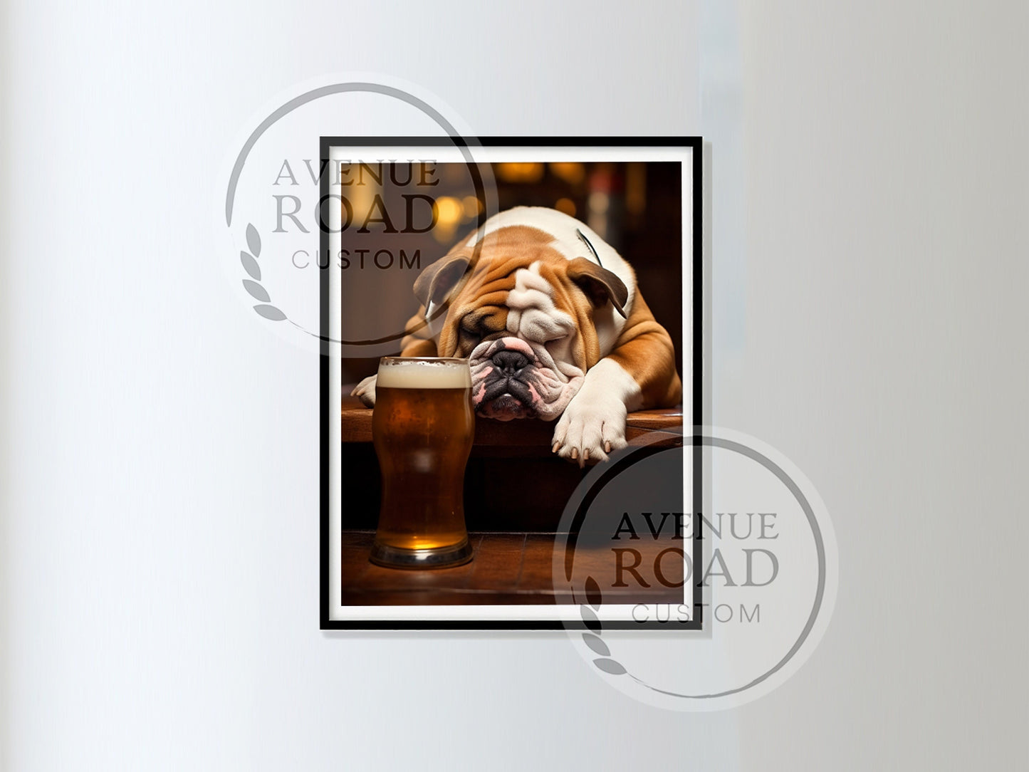 English Bulldog Beer Buddy_Front View