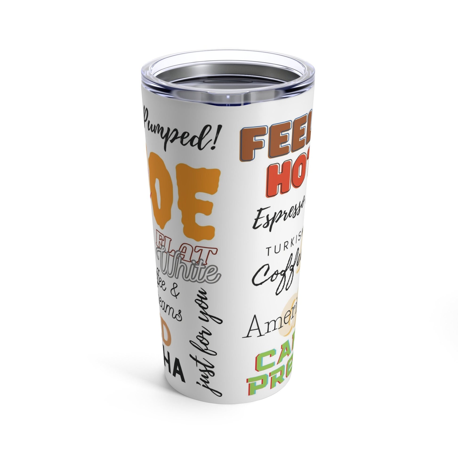 Coffee Aficionado's Graphics Tumbler_Flat White