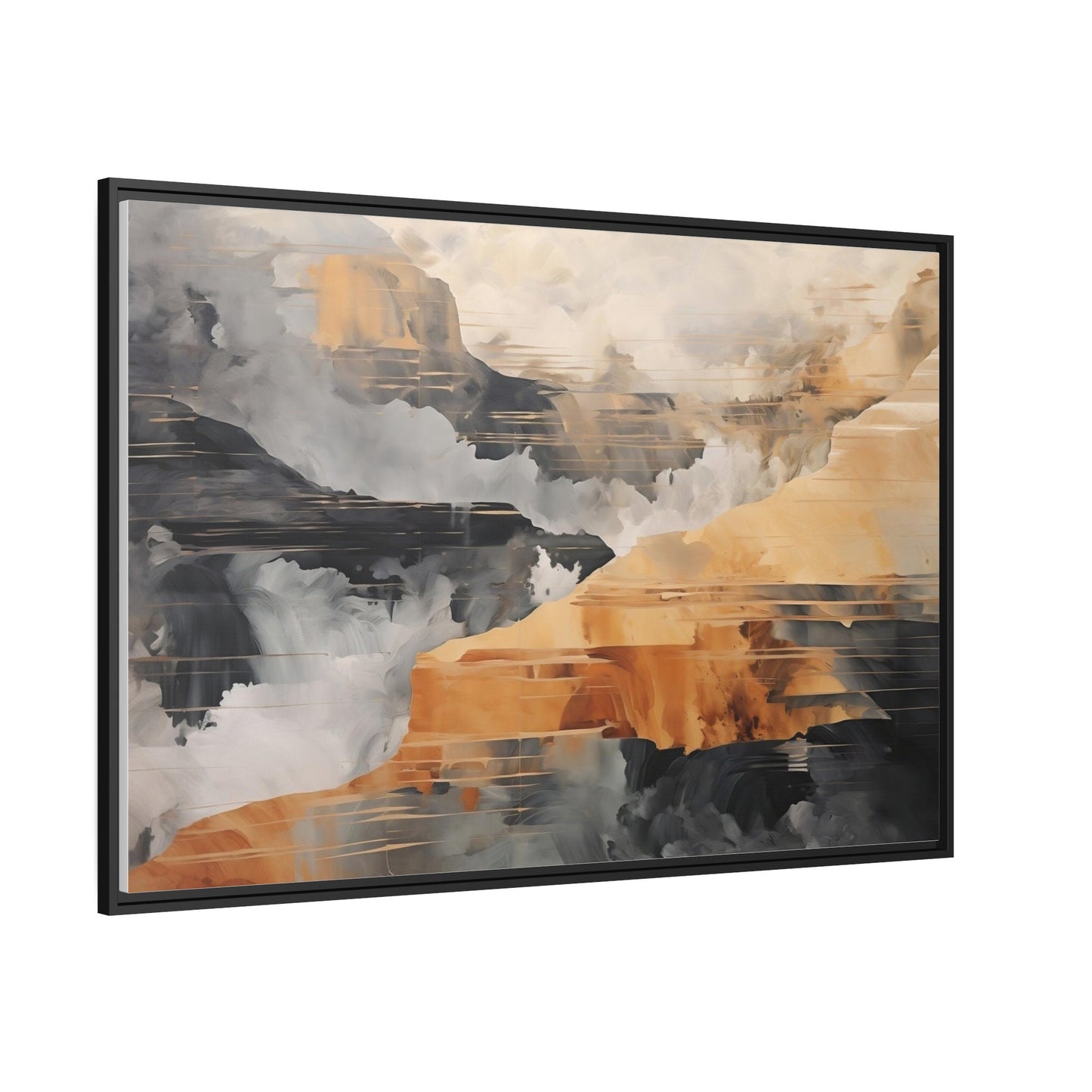 Grand Canyon Abstract Wall Art_Side View