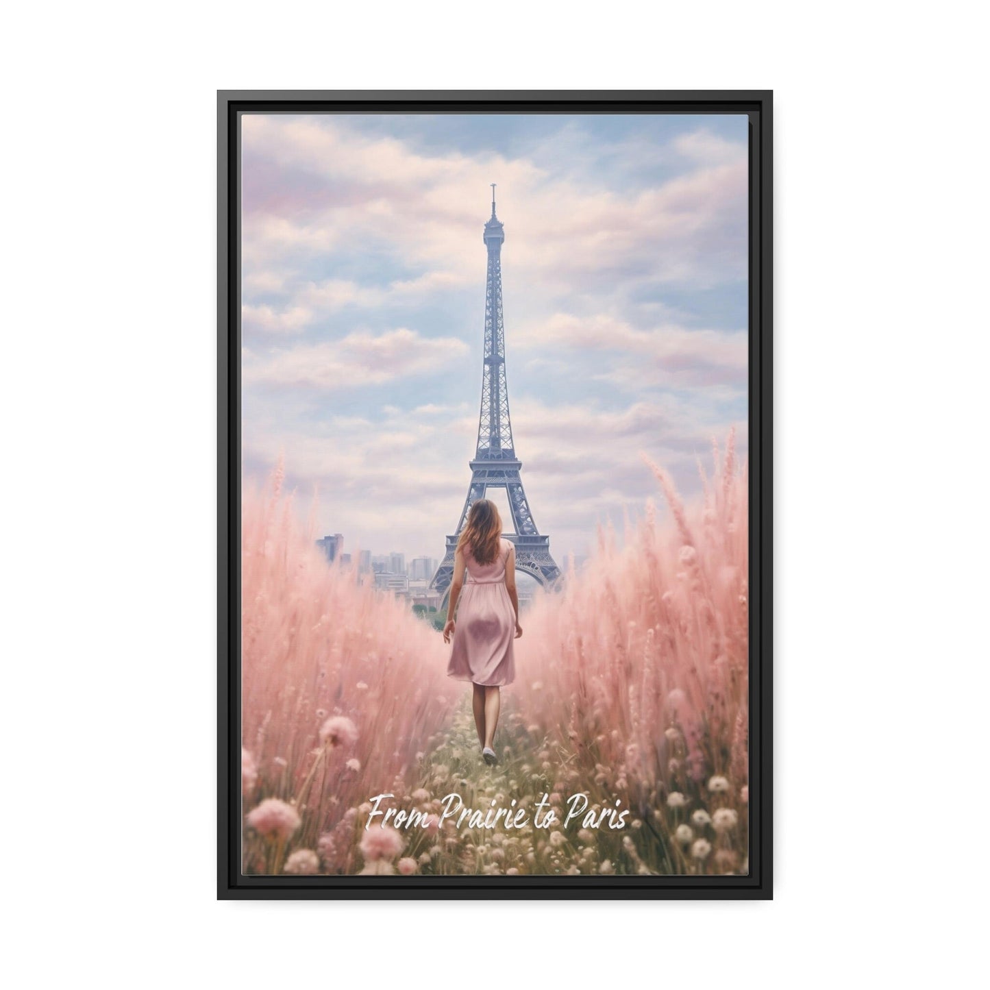 Eiffel Tower Paris Wall Art_Surreal_Front View