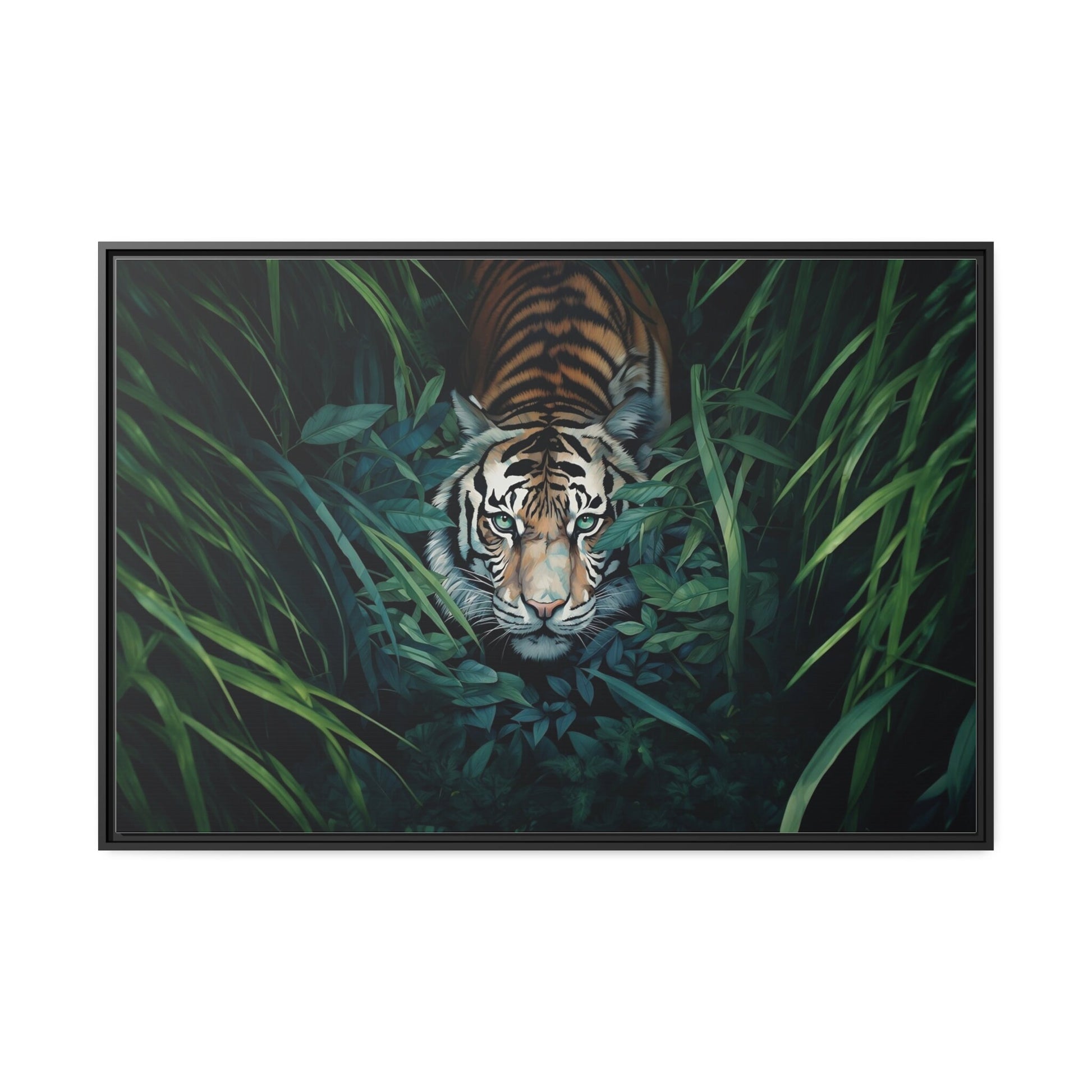 Abstract Painting, Tiger Wall Art_Front view