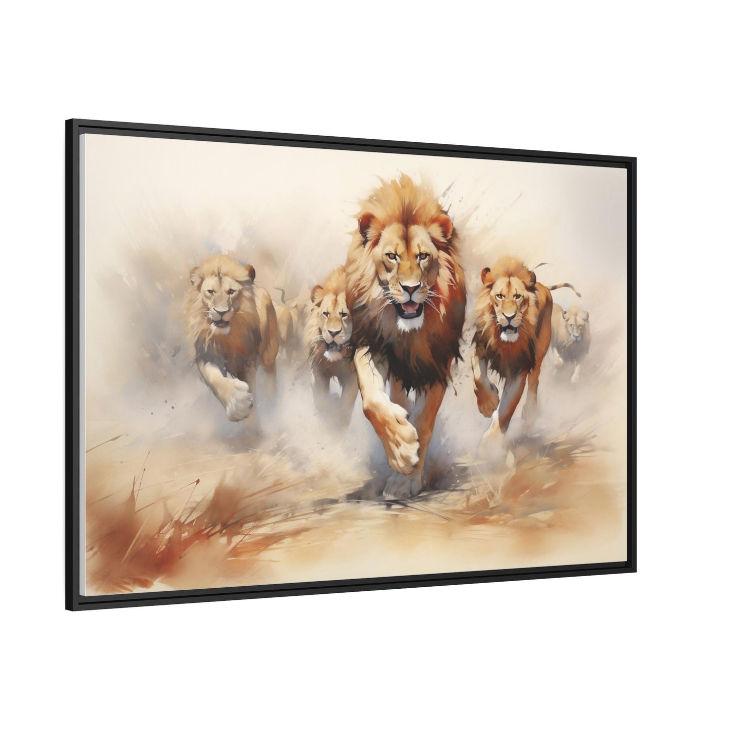 Abstract Painting, Lion Pride_Side View